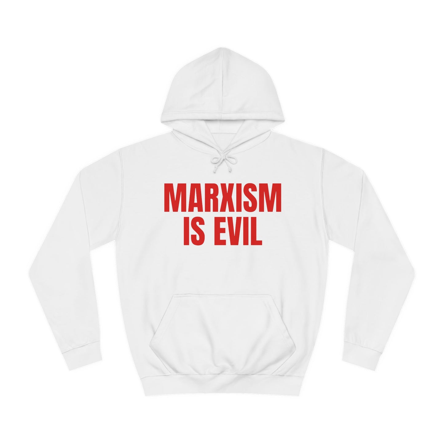 Marxism Is Evil (Red) Unisex College Hoodie