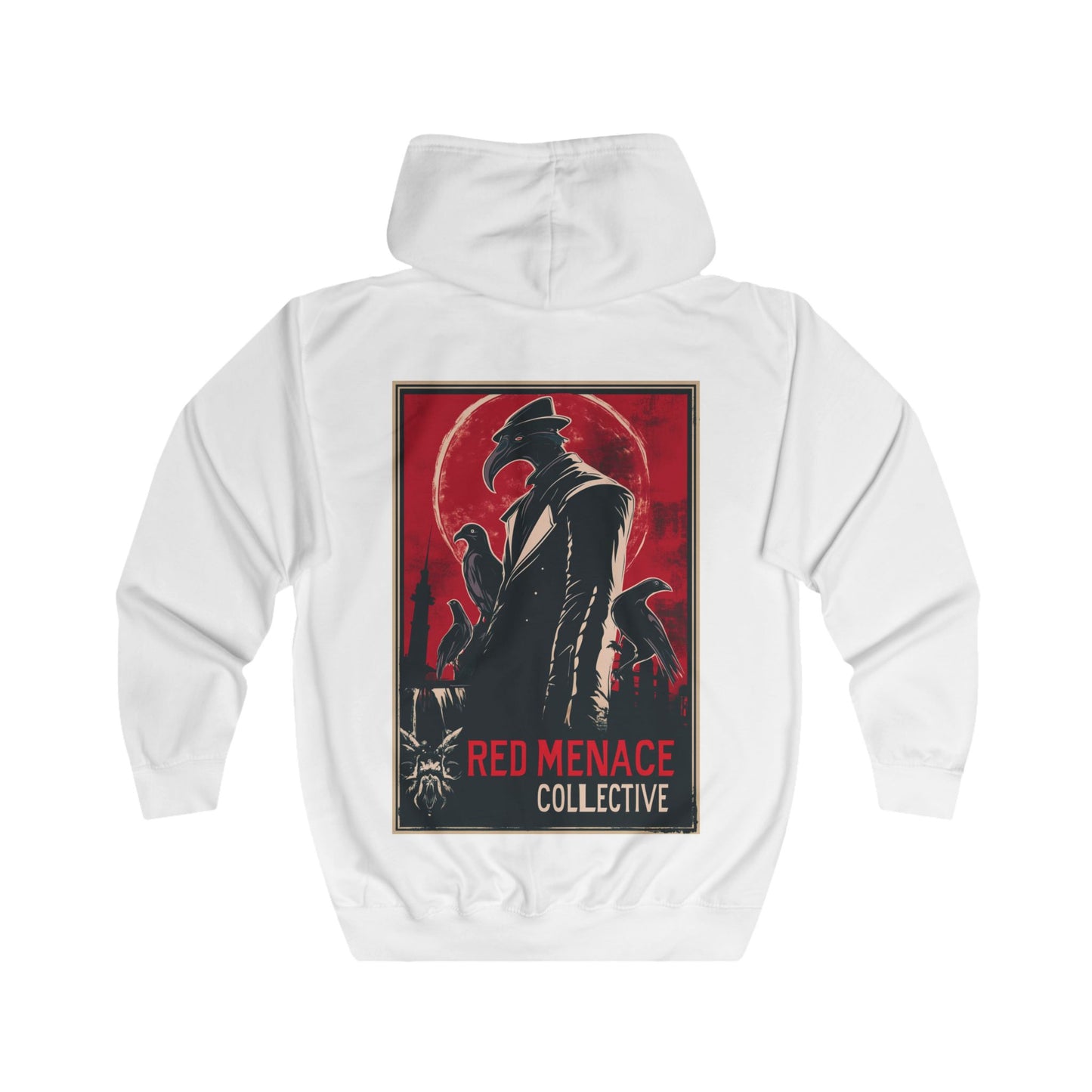 Red Menace Collective Propaganda Unisex Full Zip Hoodie