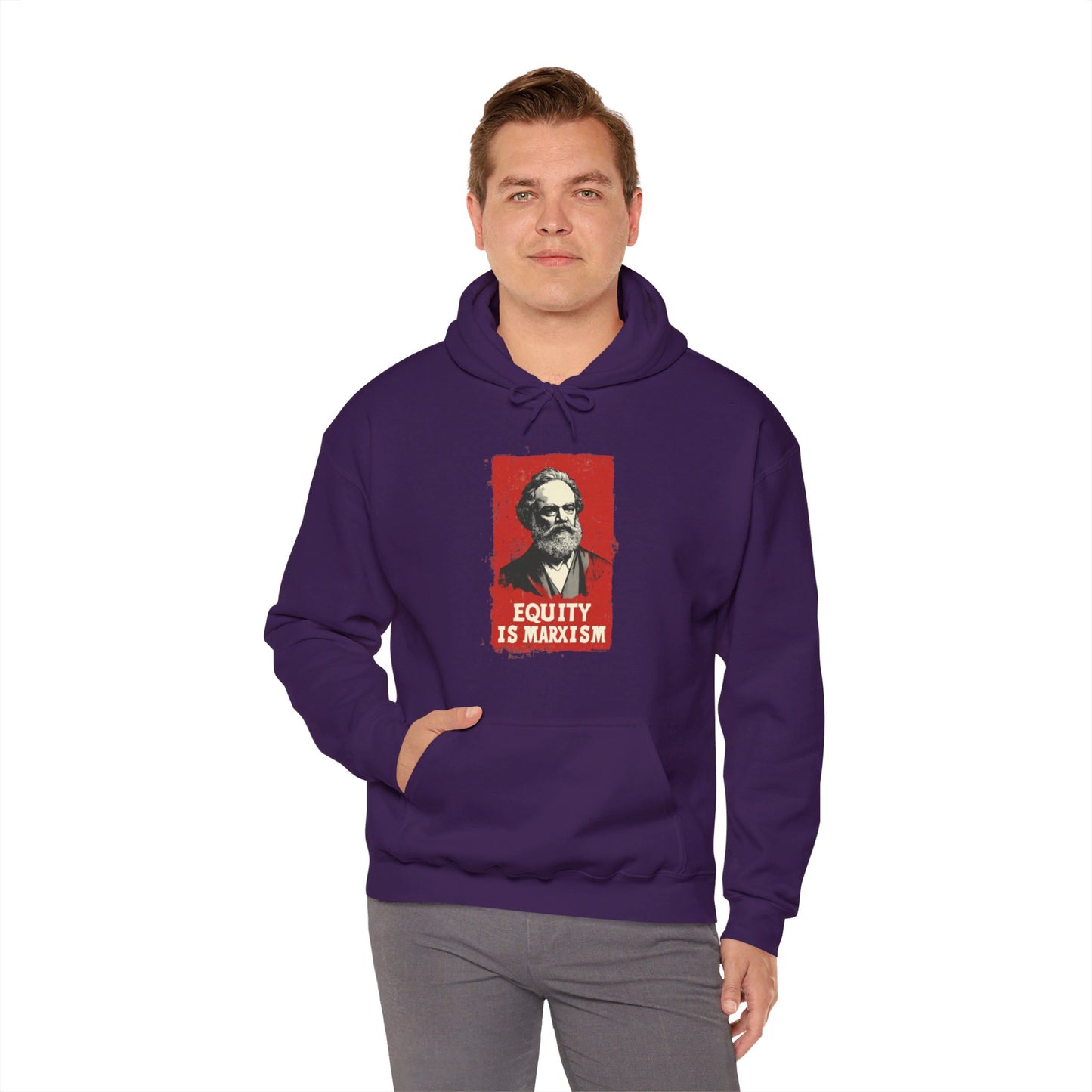 Equity Is Marxism Unisex Heavy Blend™ Hooded Sweatshirt