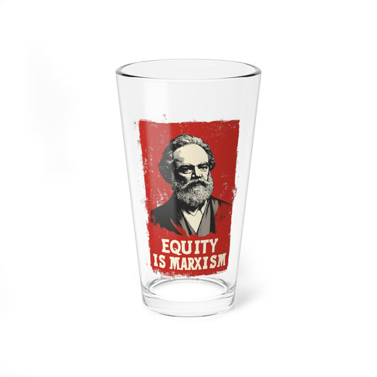 Equity Is Marxism Pint Glass, 16oz