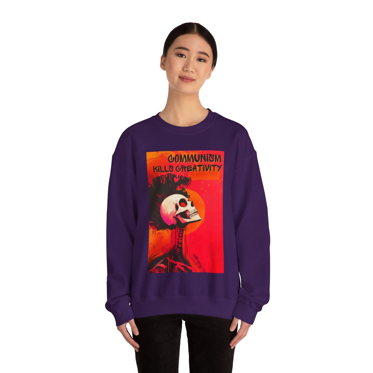 Communism Kills Creativity Unisex Heavy Blend™ Crewneck Sweatshirt