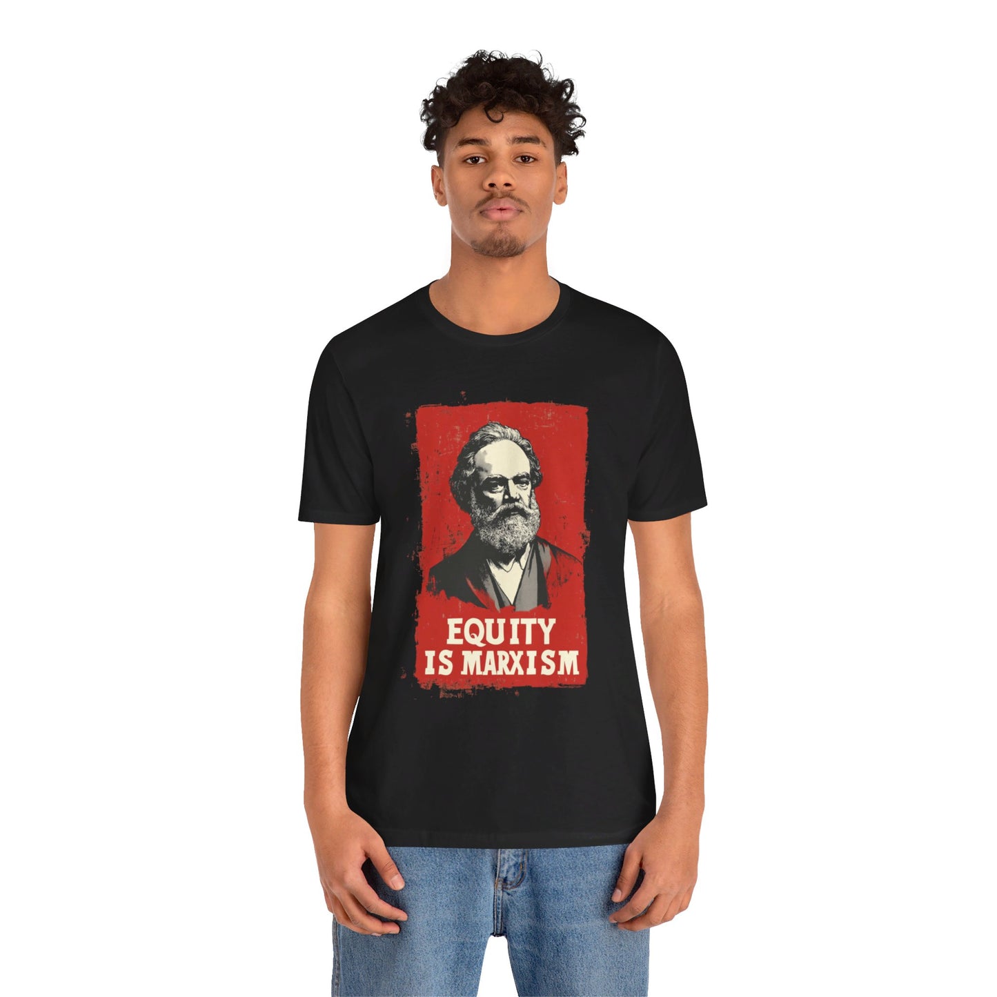 Equity Is Marxism Unisex Jersey Short Sleeve Tee