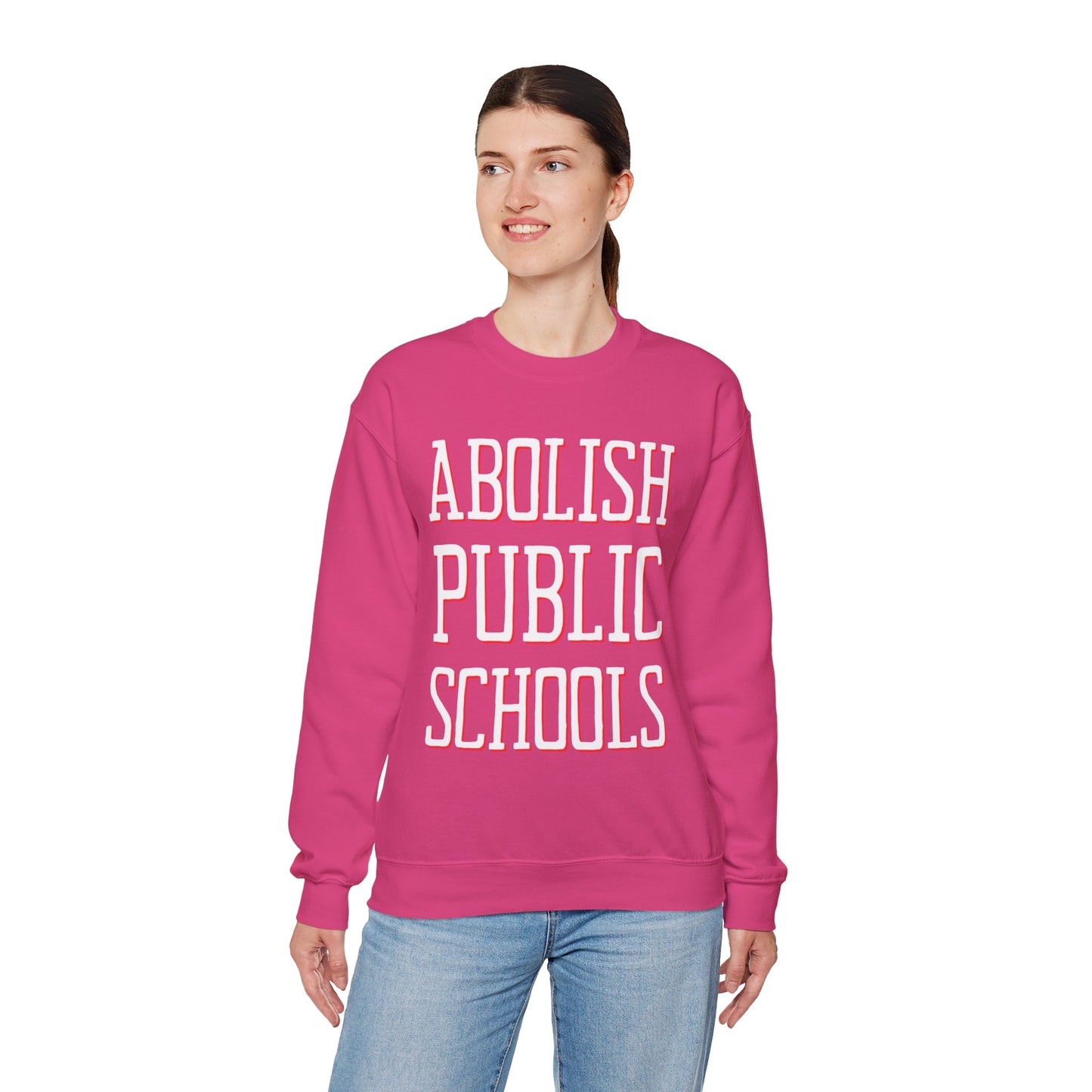 LIMITED EDITION: Abolish Public Schools Unisex Heavy Blend™ Crewneck Sweatshirt