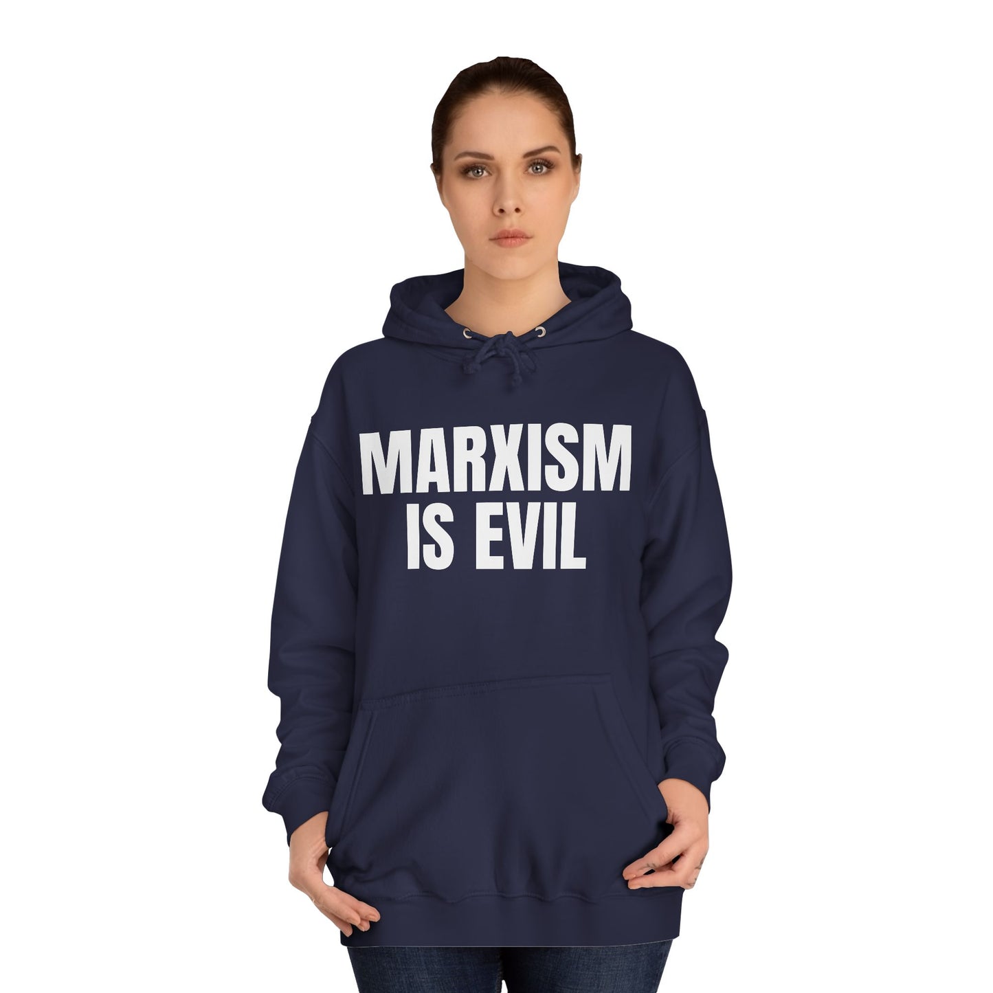 Marxism Is Evil Unisex College Hoodie