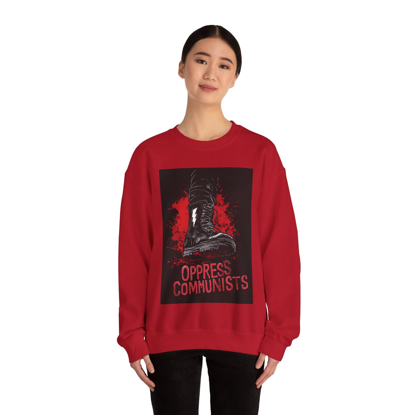 Oppress Communists Unisex Heavy Blend™ Crewneck Sweatshirt