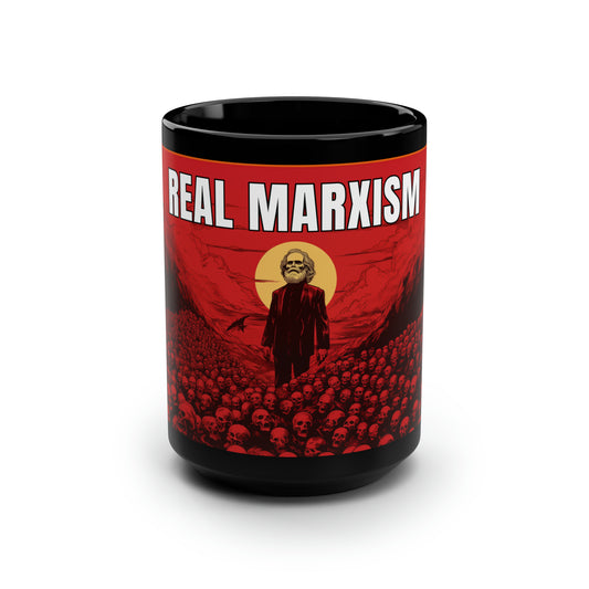 Real Marxism Black Mug, 15oz