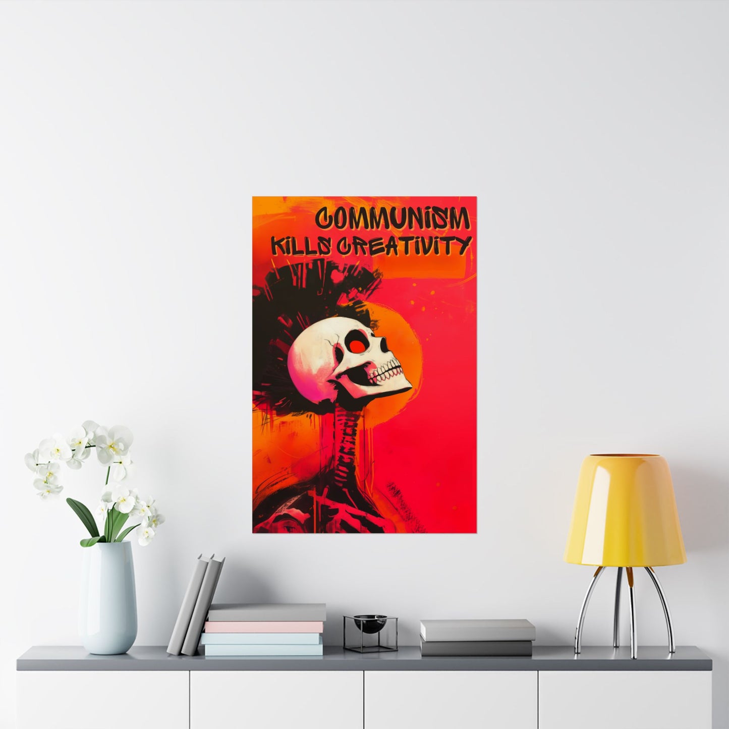 Communism Kills Creativity Matte Vertical Posters