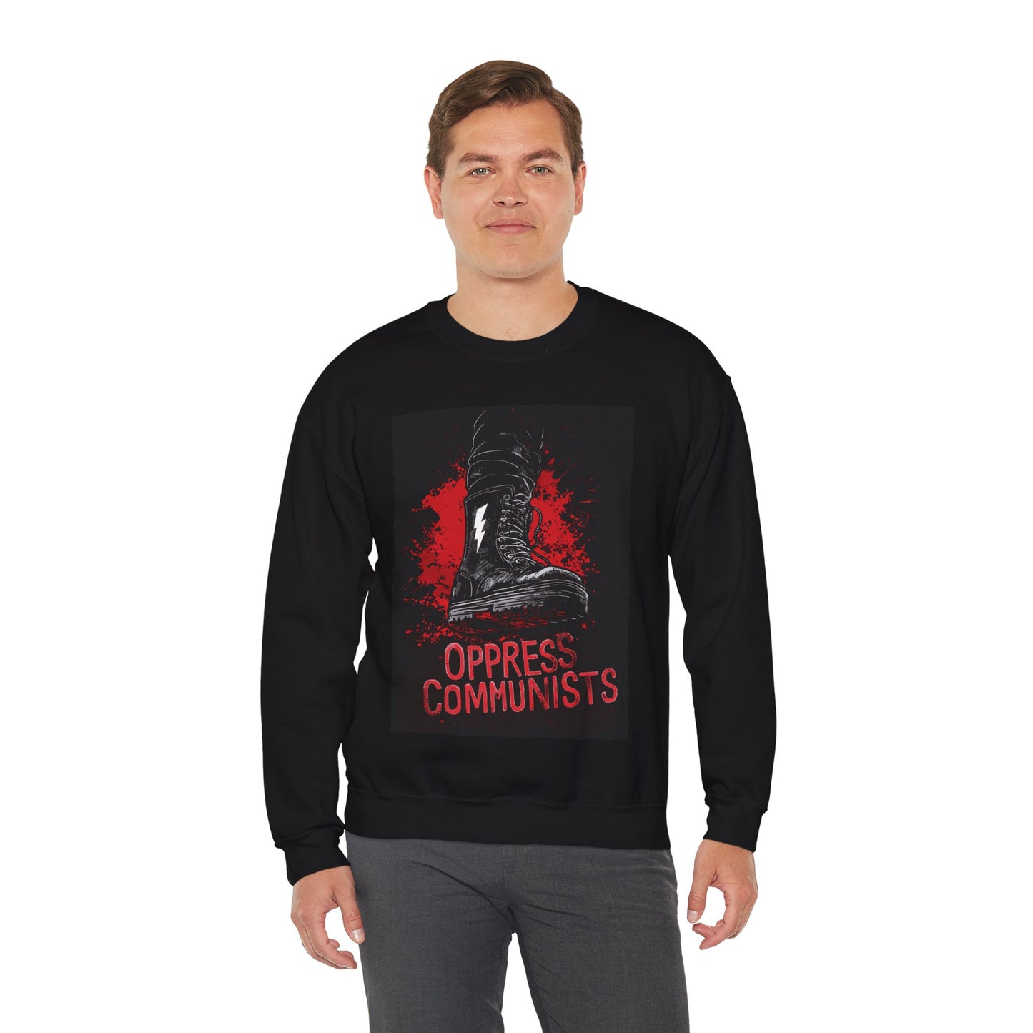 Oppress Communists Unisex Heavy Blend™ Crewneck Sweatshirt