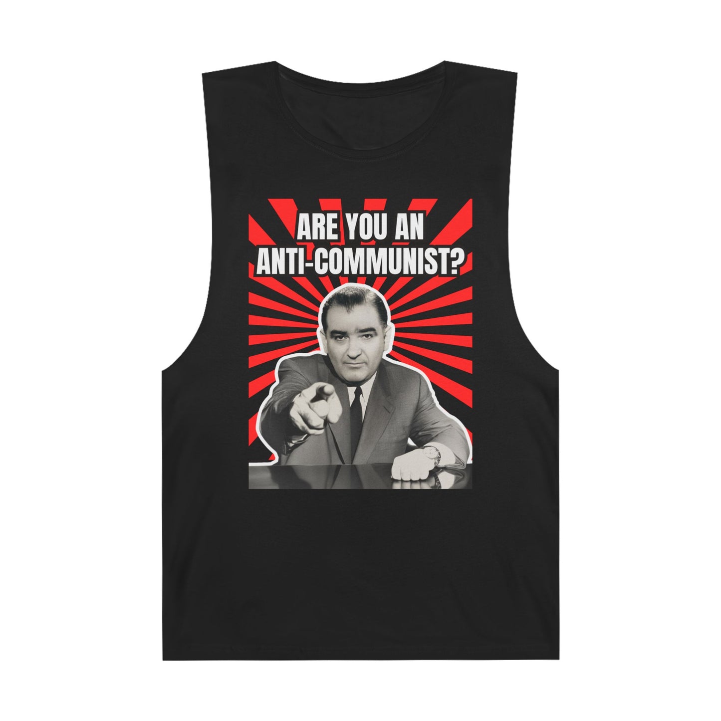 Are You An Anti-Communist? Unisex Barnard Tank