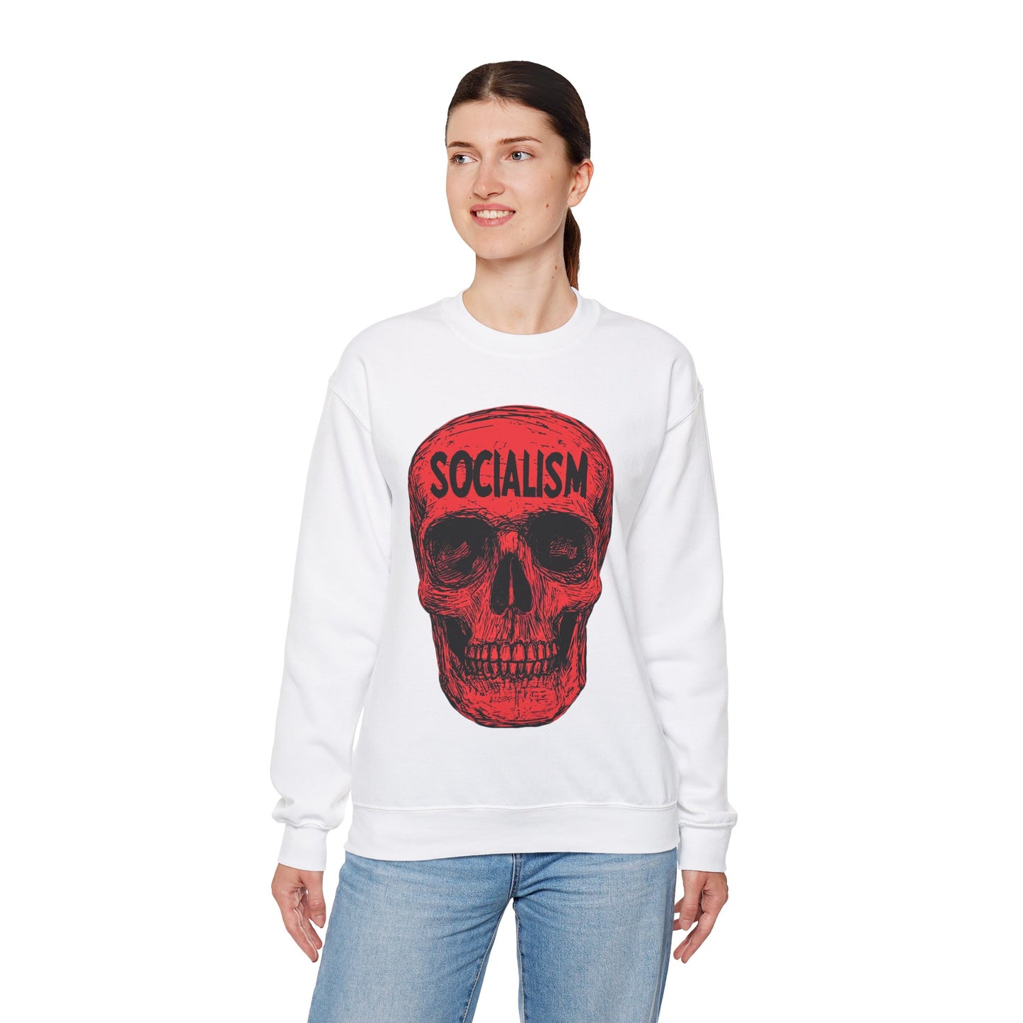 Socialism Means Death Unisex Heavy Blend™ Crewneck Sweatshirt