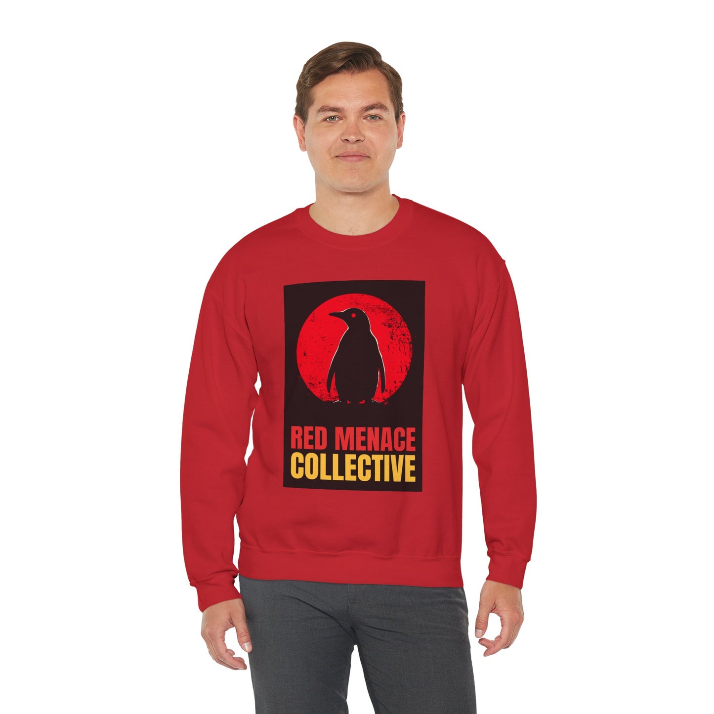 Red Menace Collective - Penguin Unisex Heavy Blend™ Crewneck Sweatshirt