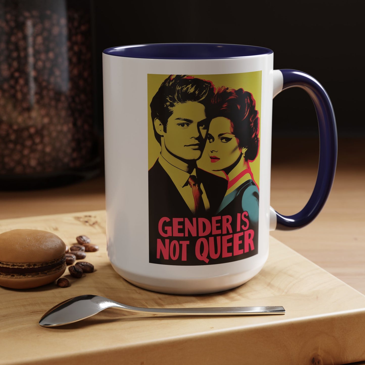 Gender is Not Queer Accent Coffee Mug (11 or 15oz)