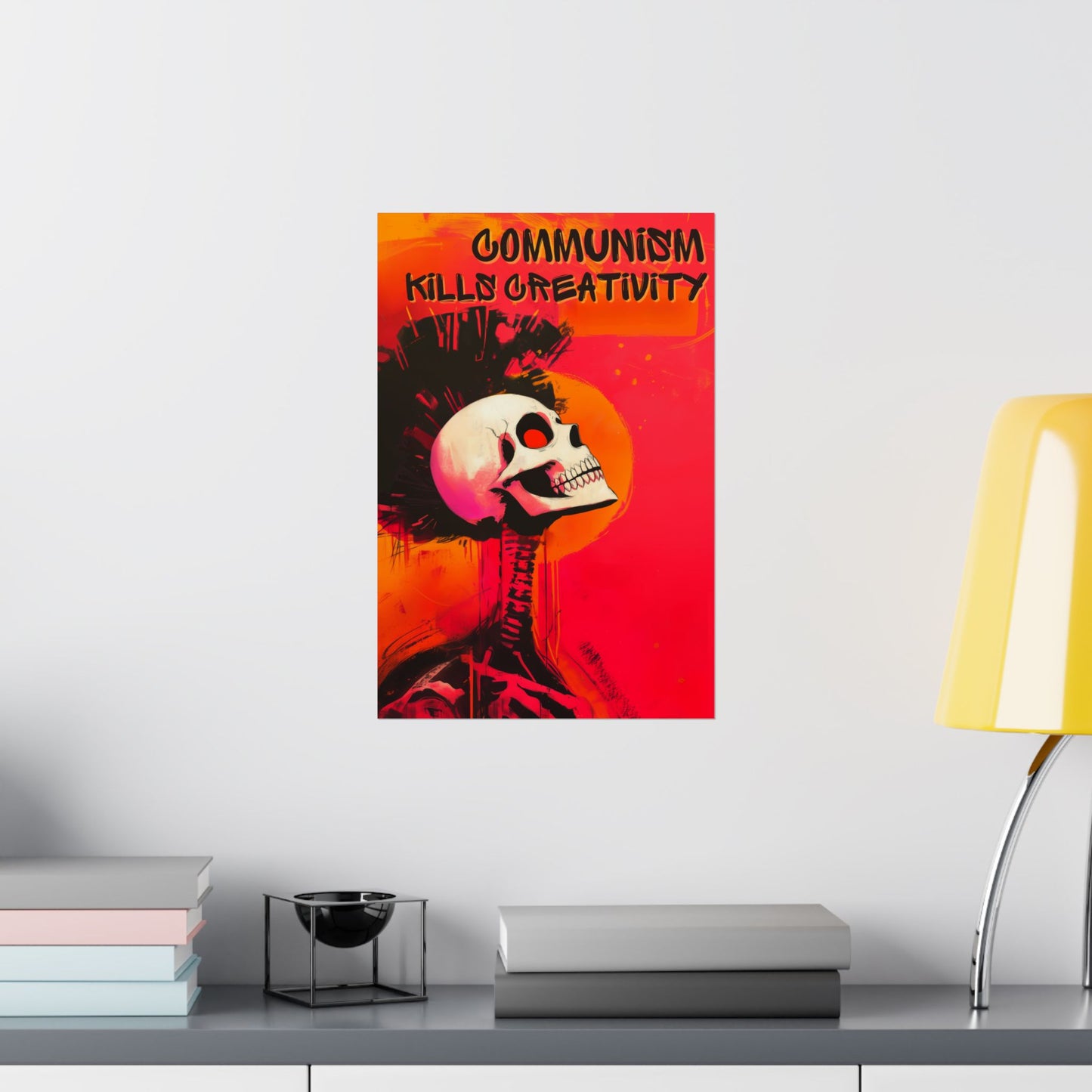 Communism Kills Creativity Matte Vertical Posters