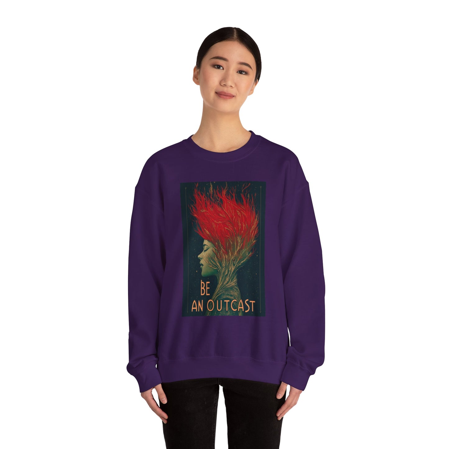 Be An Outcast Unisex Heavy Blend™ Crewneck Sweatshirt