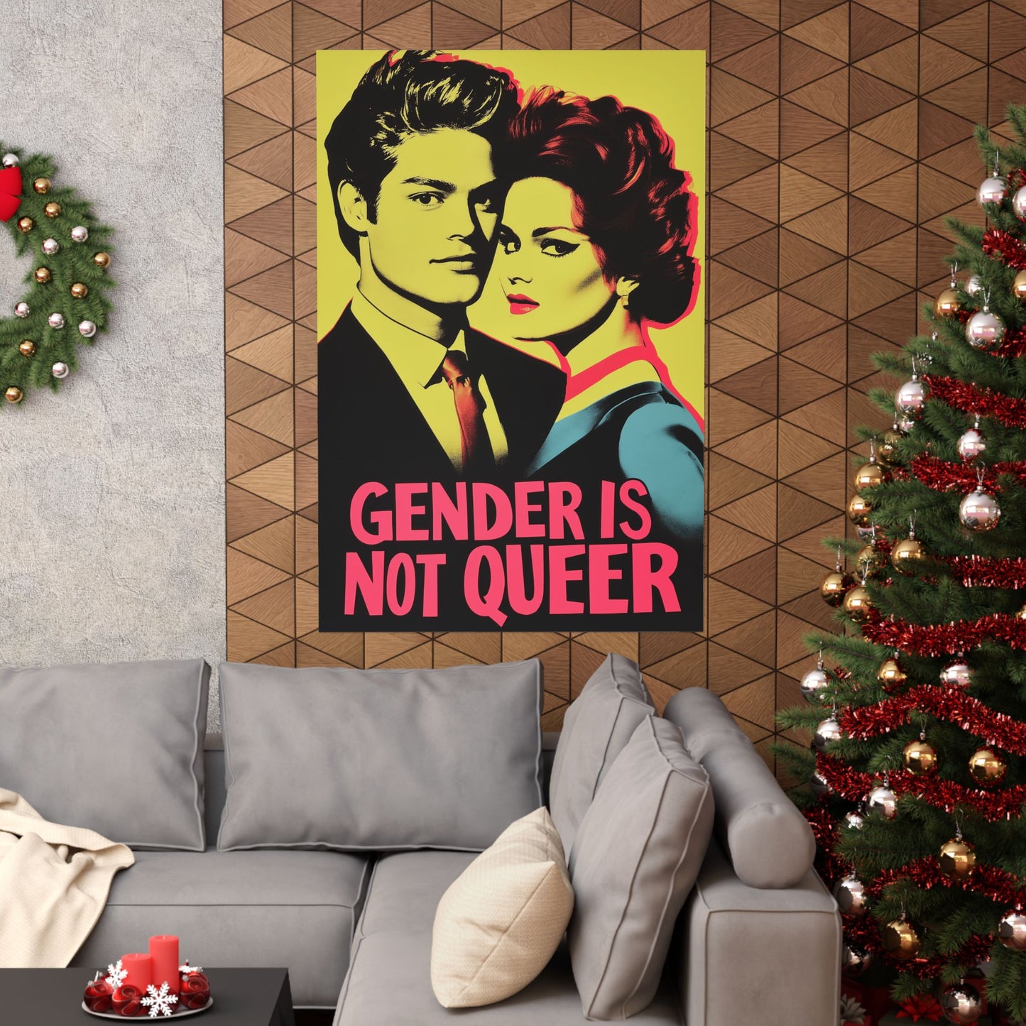 Gender is Not Queer Matte Vertical Posters