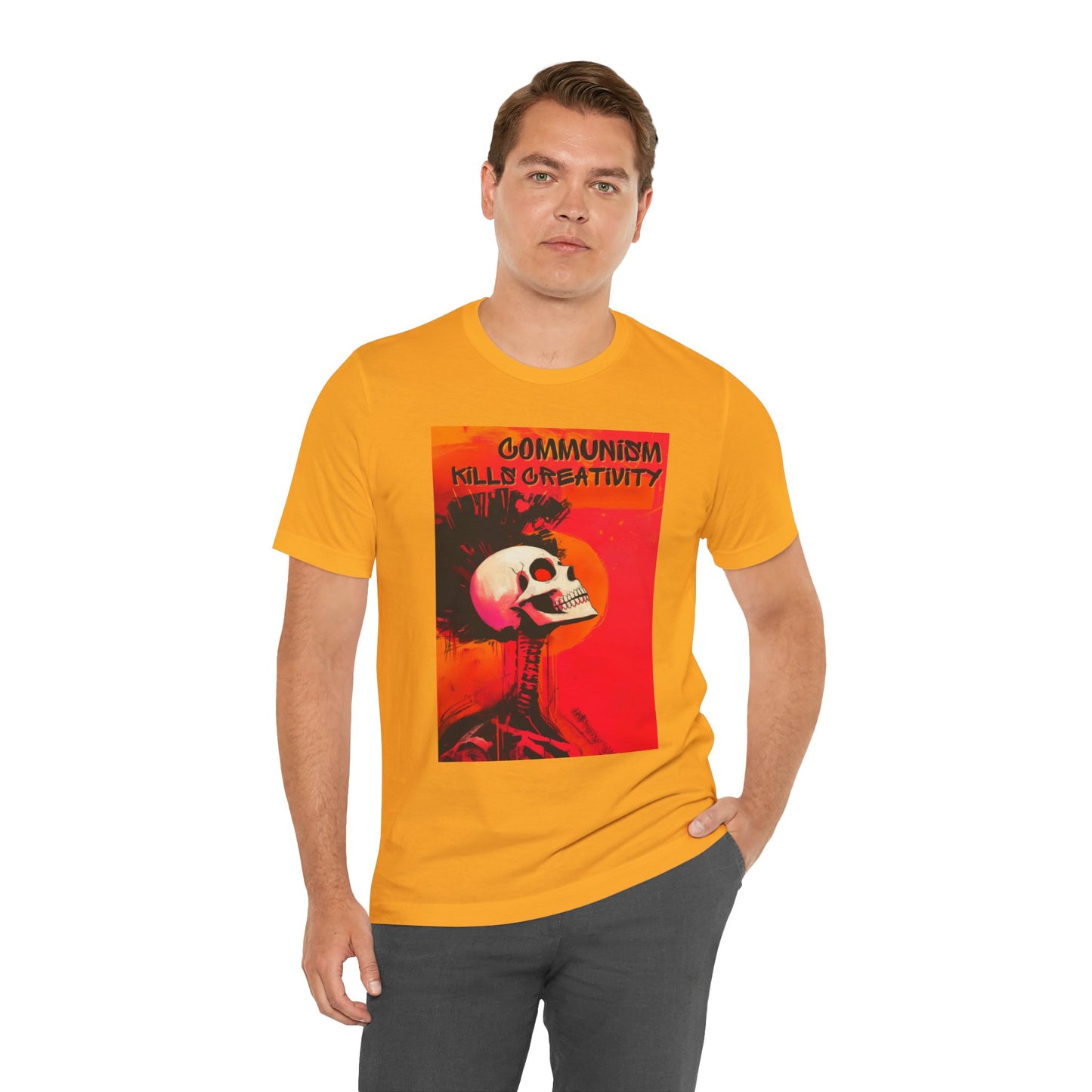 Communism Kills Creativity Unisex Jersey Short Sleeve Tee