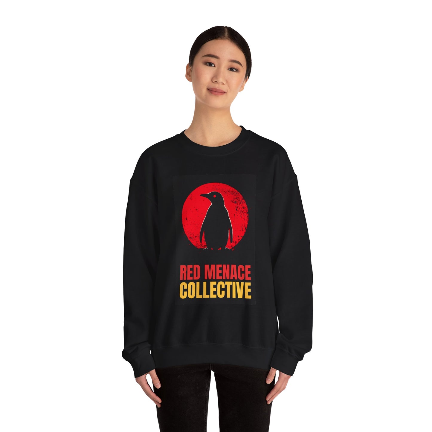 Red Menace Collective - Penguin Unisex Heavy Blend™ Crewneck Sweatshirt