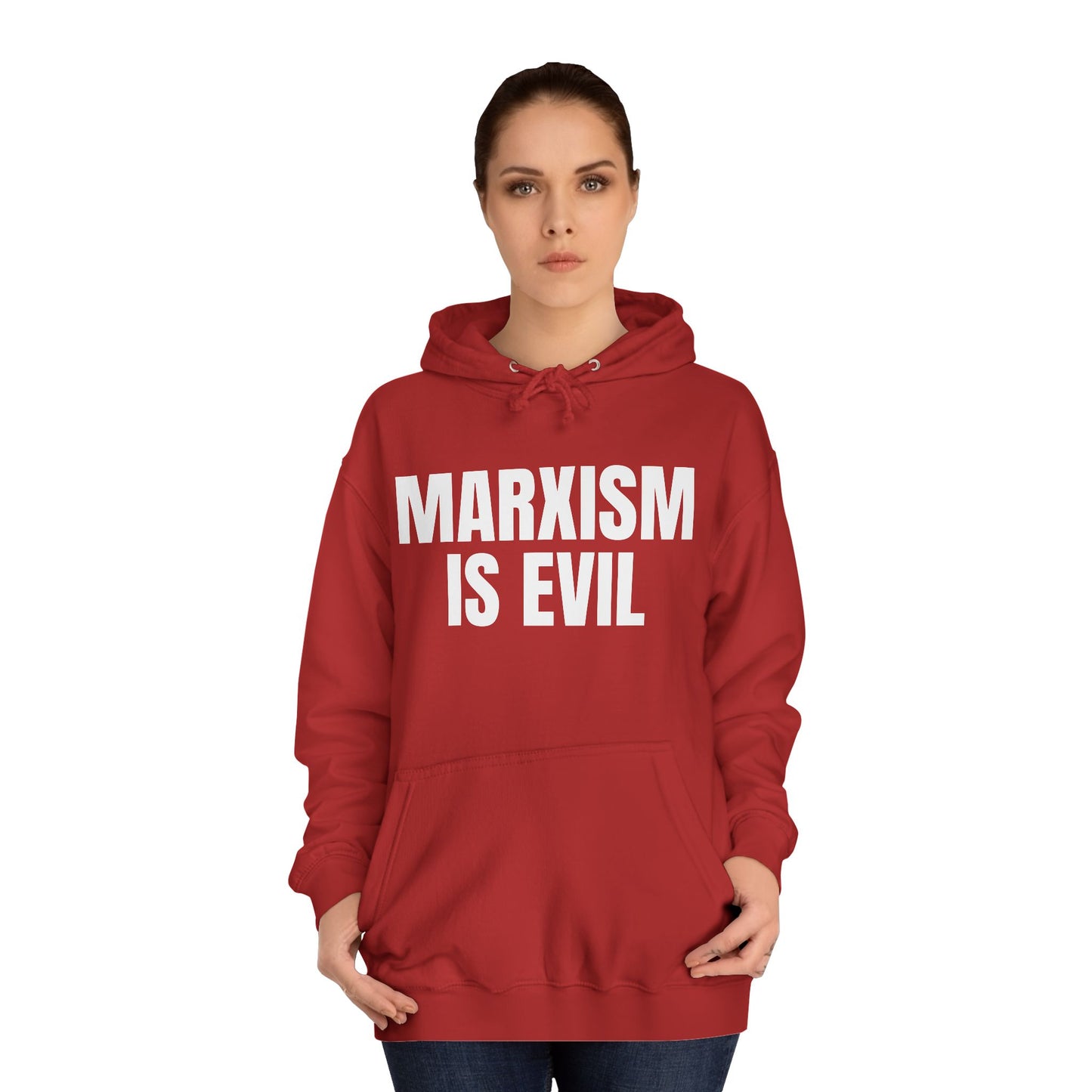 Marxism Is Evil Unisex College Hoodie