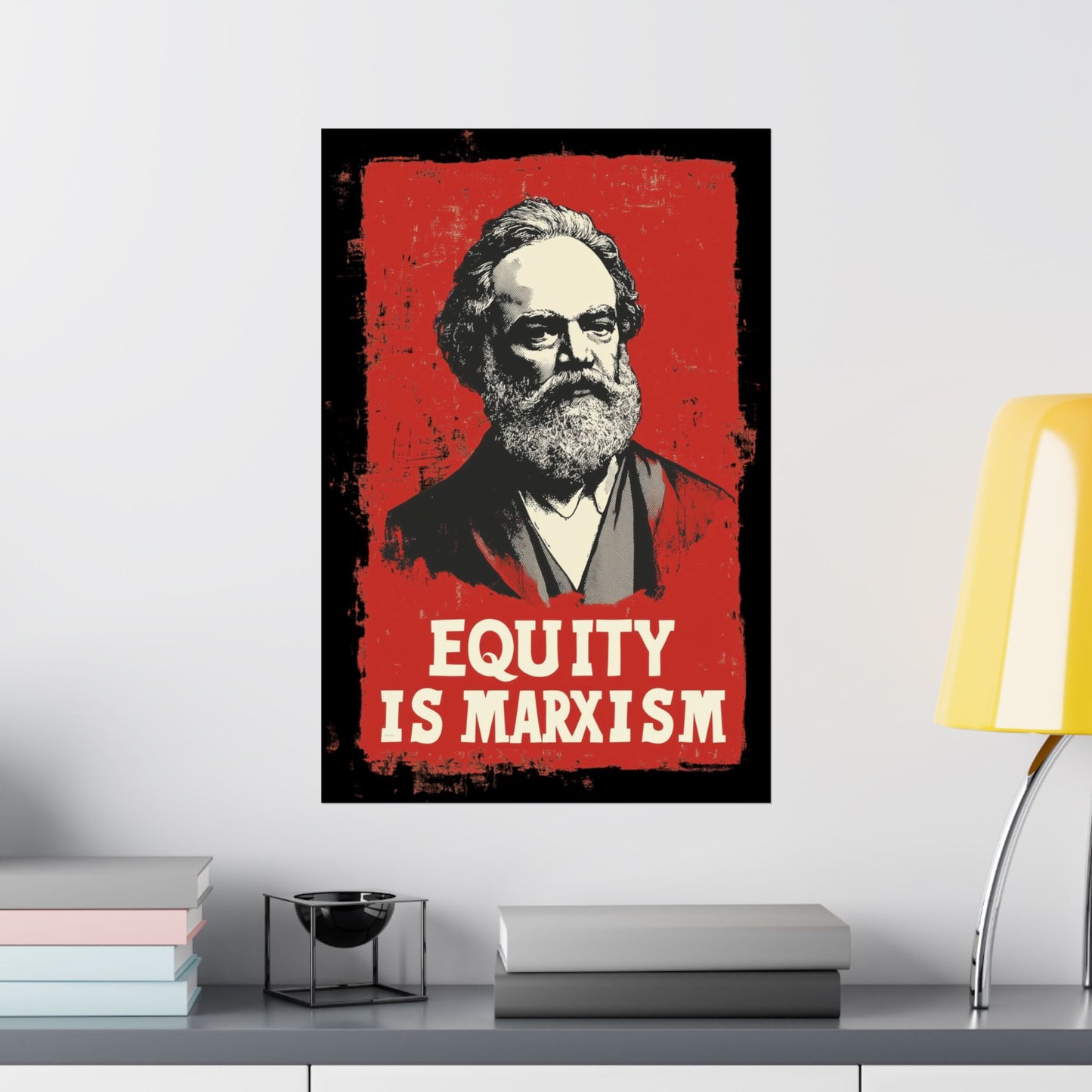 Equity Is Marxism Matte Vertical Posters