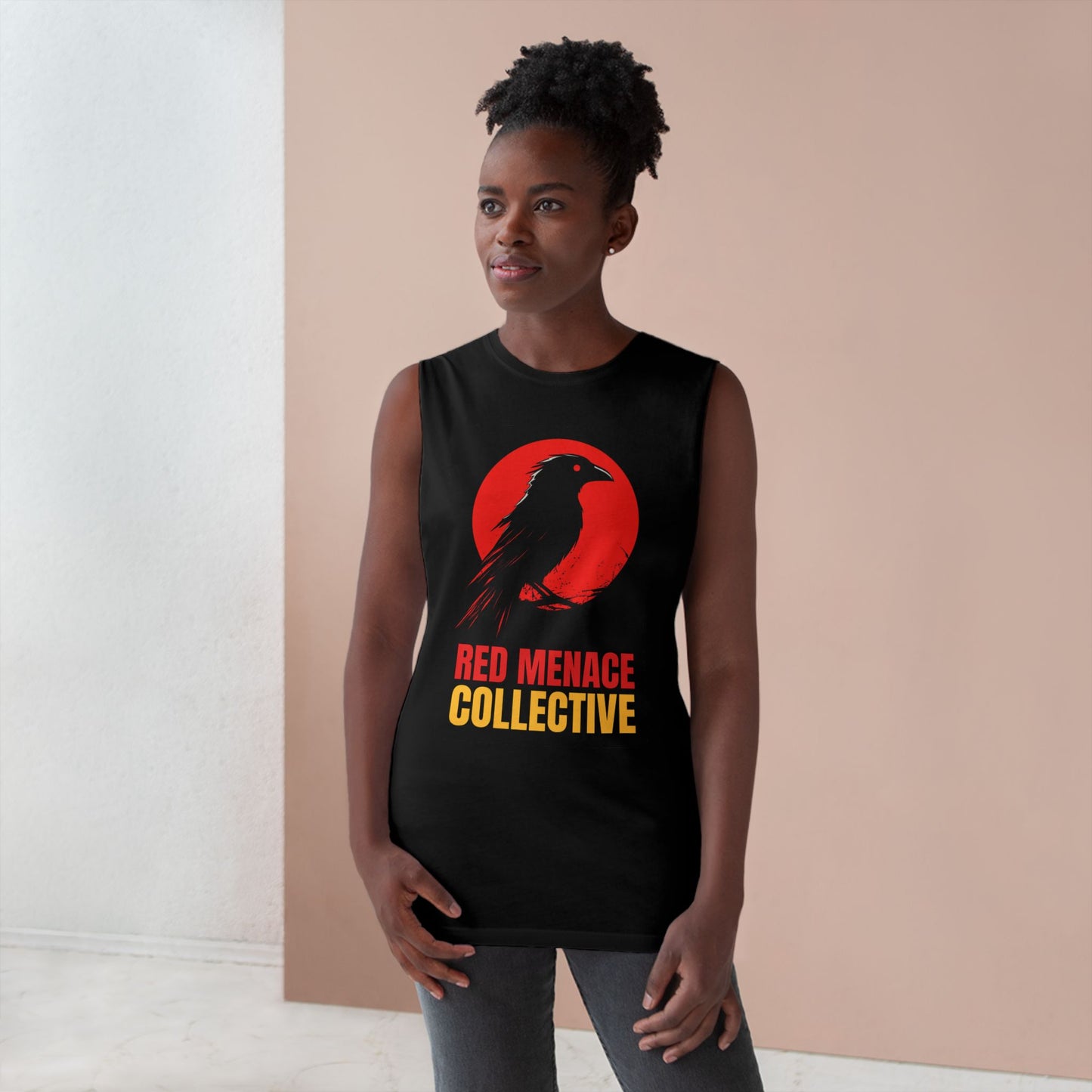 Red Menace Collective, Crow Unisex Barnard Tank