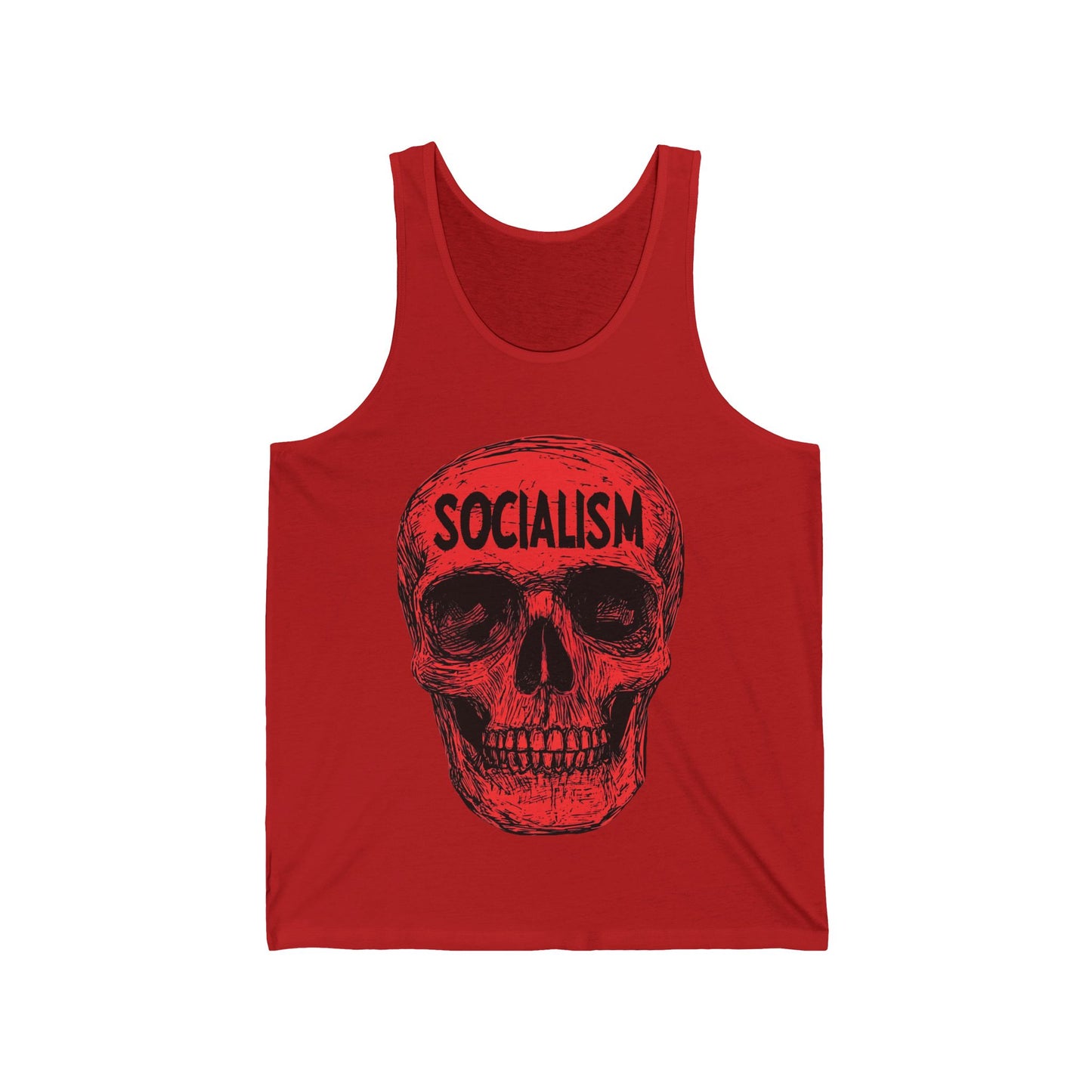 Socialism Means Death Unisex Jersey Tank