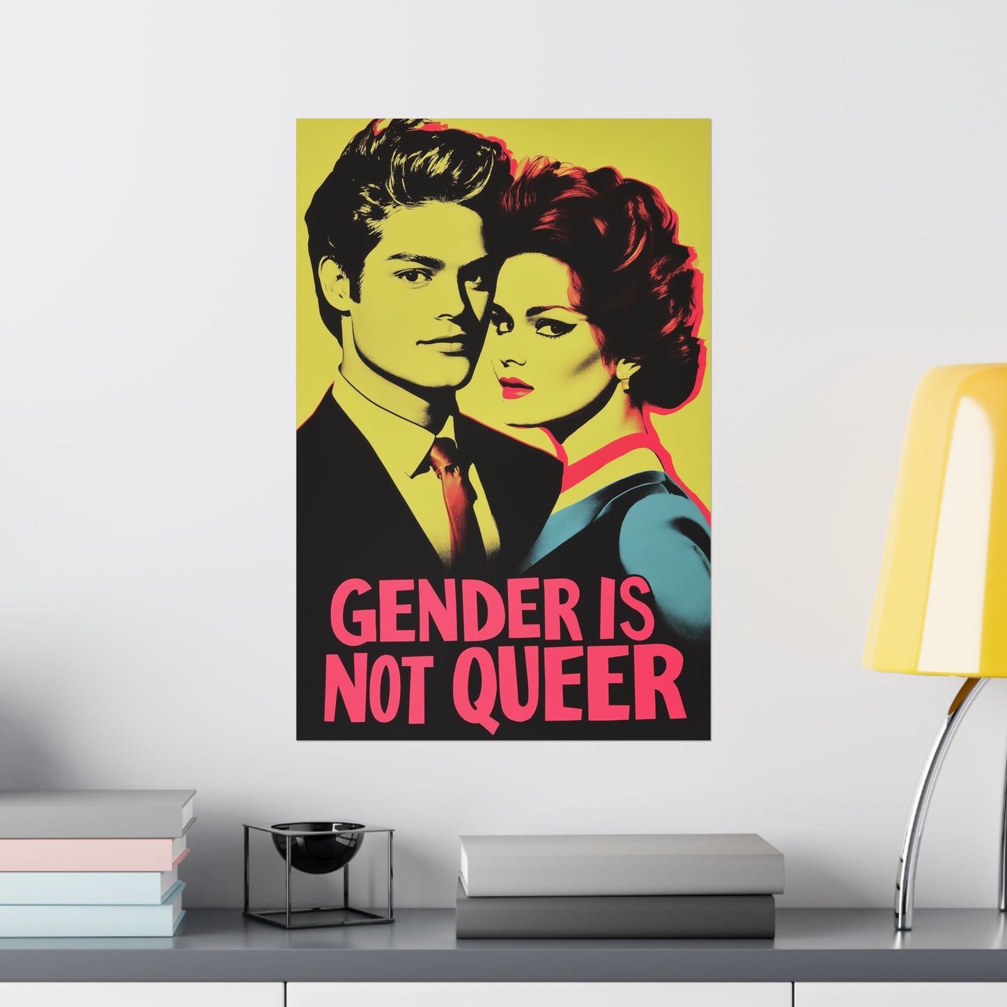 Gender is Not Queer Matte Vertical Posters