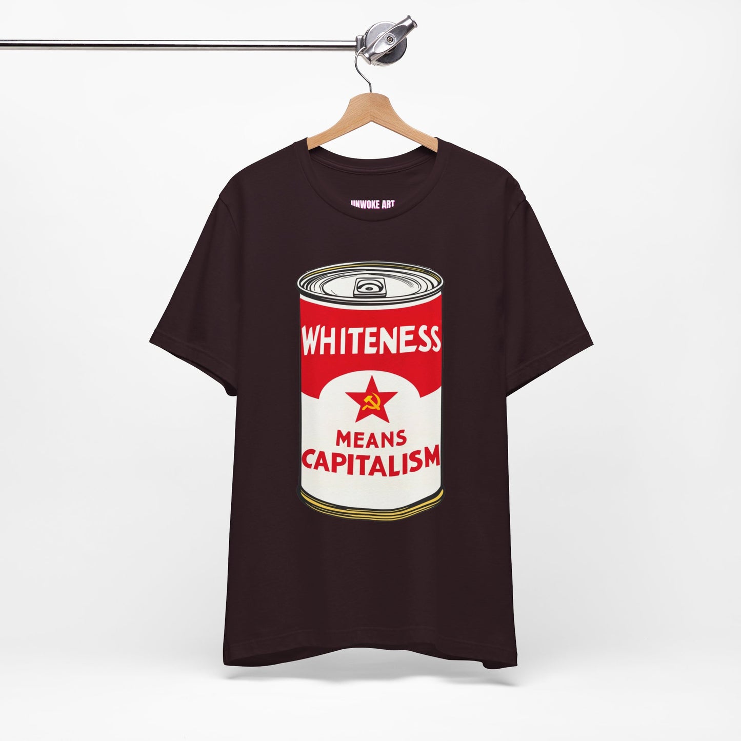 Whiteness Means Capitalism Soup Can Unisex Jersey Short Sleeve Tee