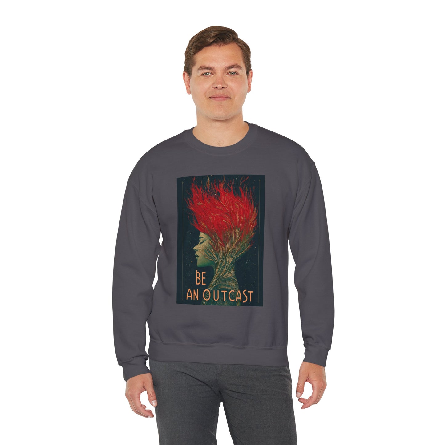 Be An Outcast Unisex Heavy Blend™ Crewneck Sweatshirt