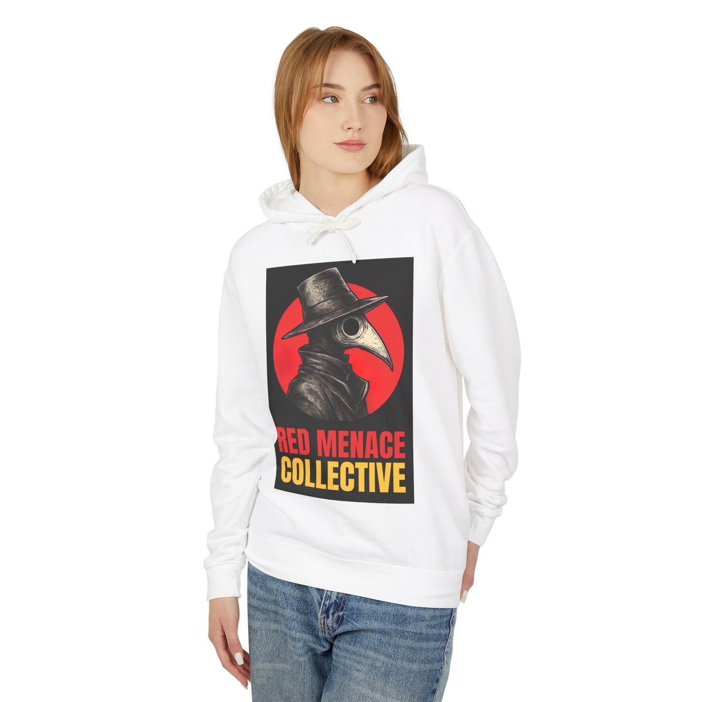 Red Menace Collective Unisex Lightweight Hooded Sweatshirt