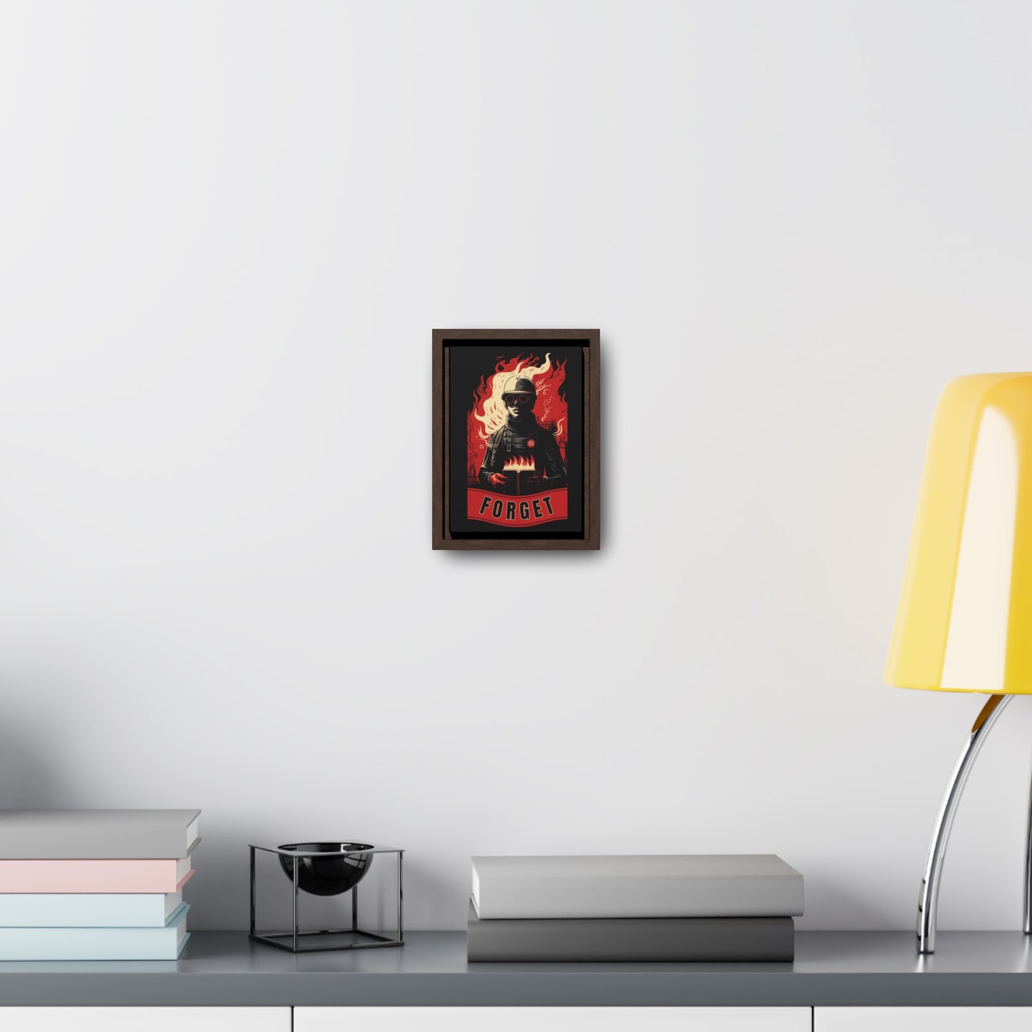 Fahrenheit 451 Gallery Canvas Wraps, Vertical Frame