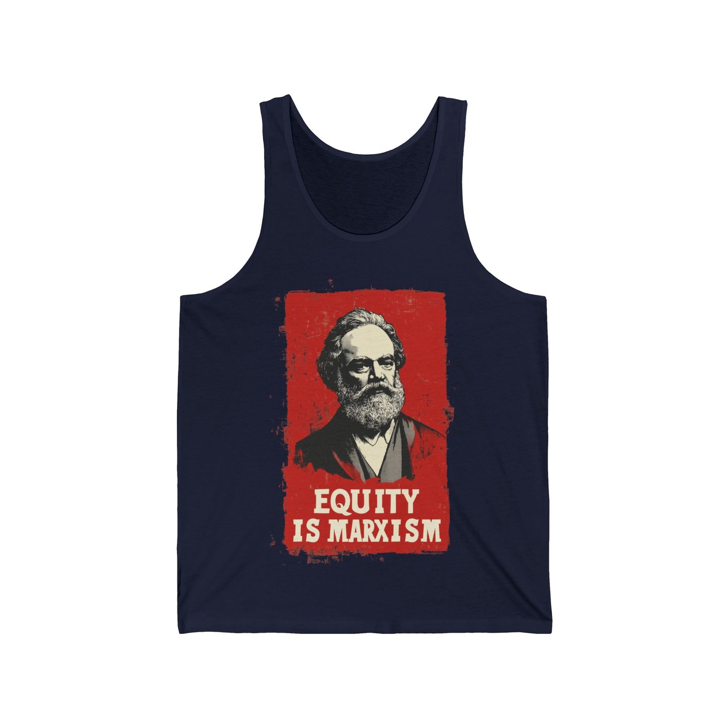 Equity Is Marxism Unisex Jersey Tank