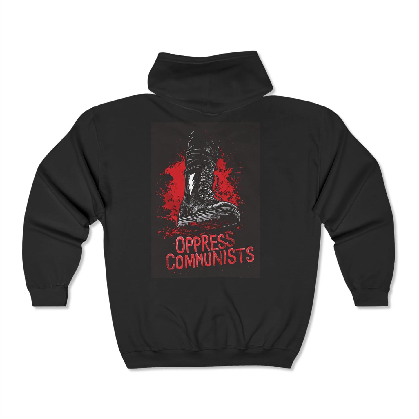 Oppress Communists Unisex Heavy Blend™ Full Zip Hooded Sweatshirt