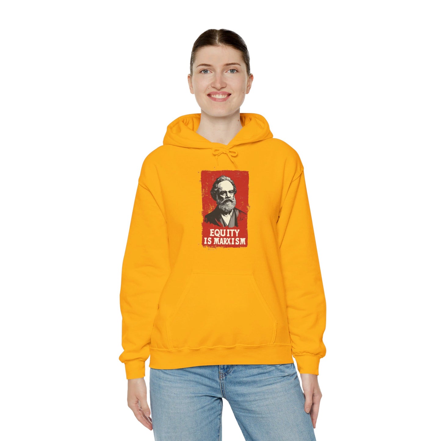 Equity Is Marxism Unisex Heavy Blend™ Hooded Sweatshirt