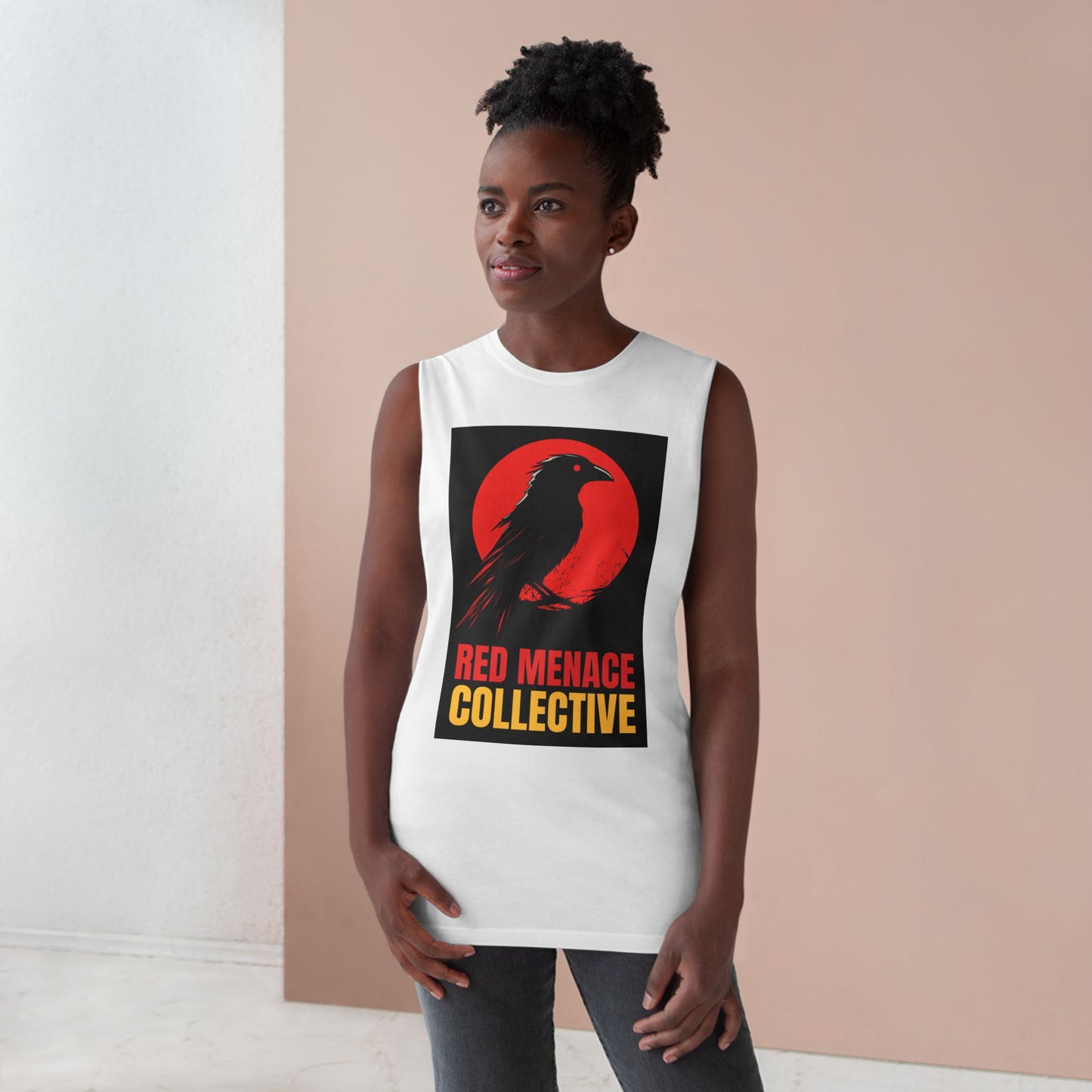 Red Menace Collective, Crow Unisex Barnard Tank