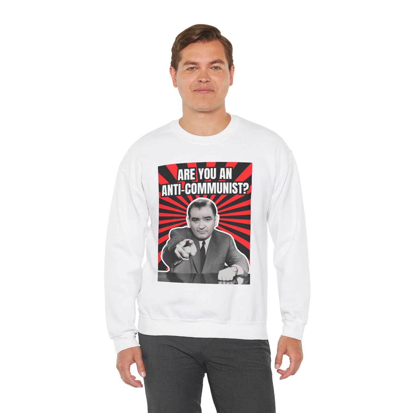 Are You An Anti-Communist? Unisex Heavy Blend™ Crewneck Sweatshirt