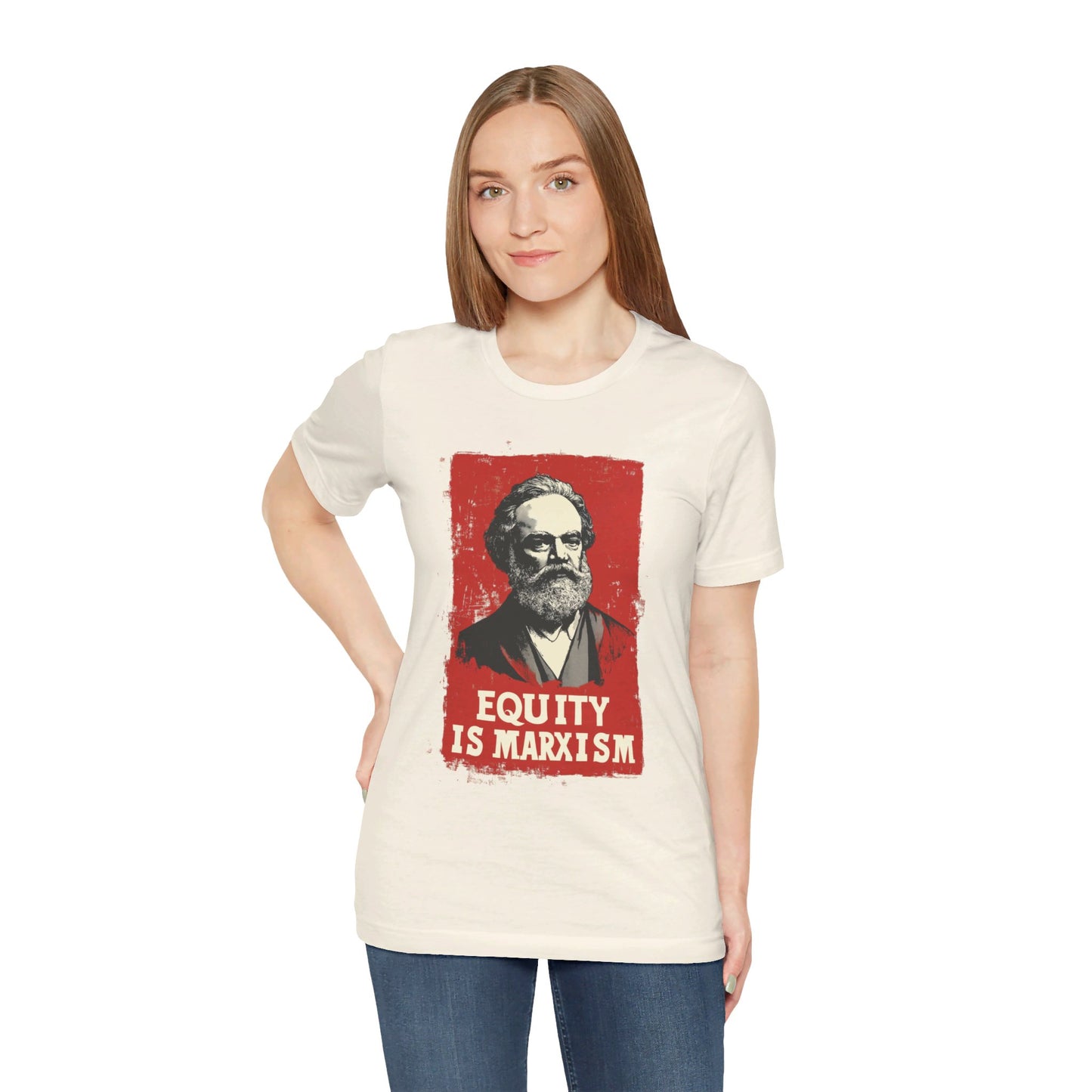 Equity Is Marxism Unisex Jersey Short Sleeve Tee