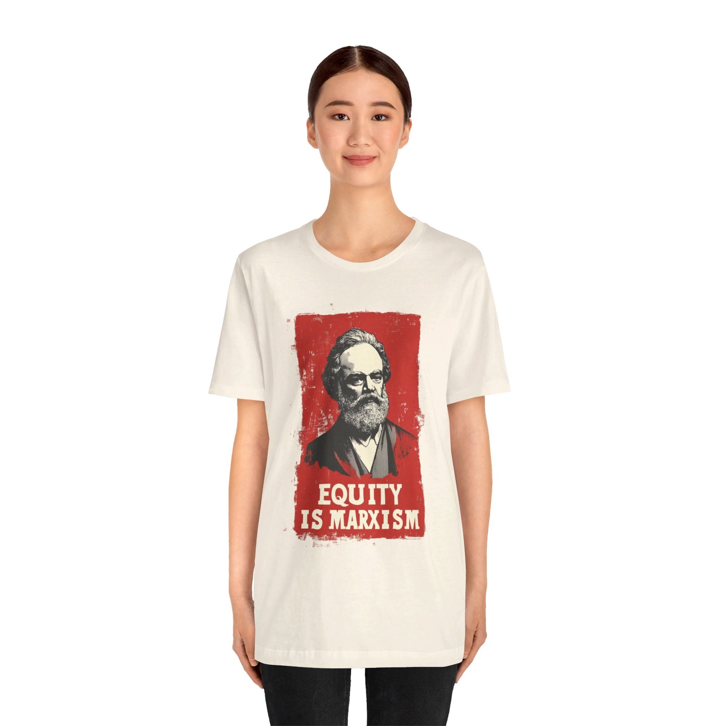 Equity Is Marxism Unisex Jersey Short Sleeve Tee