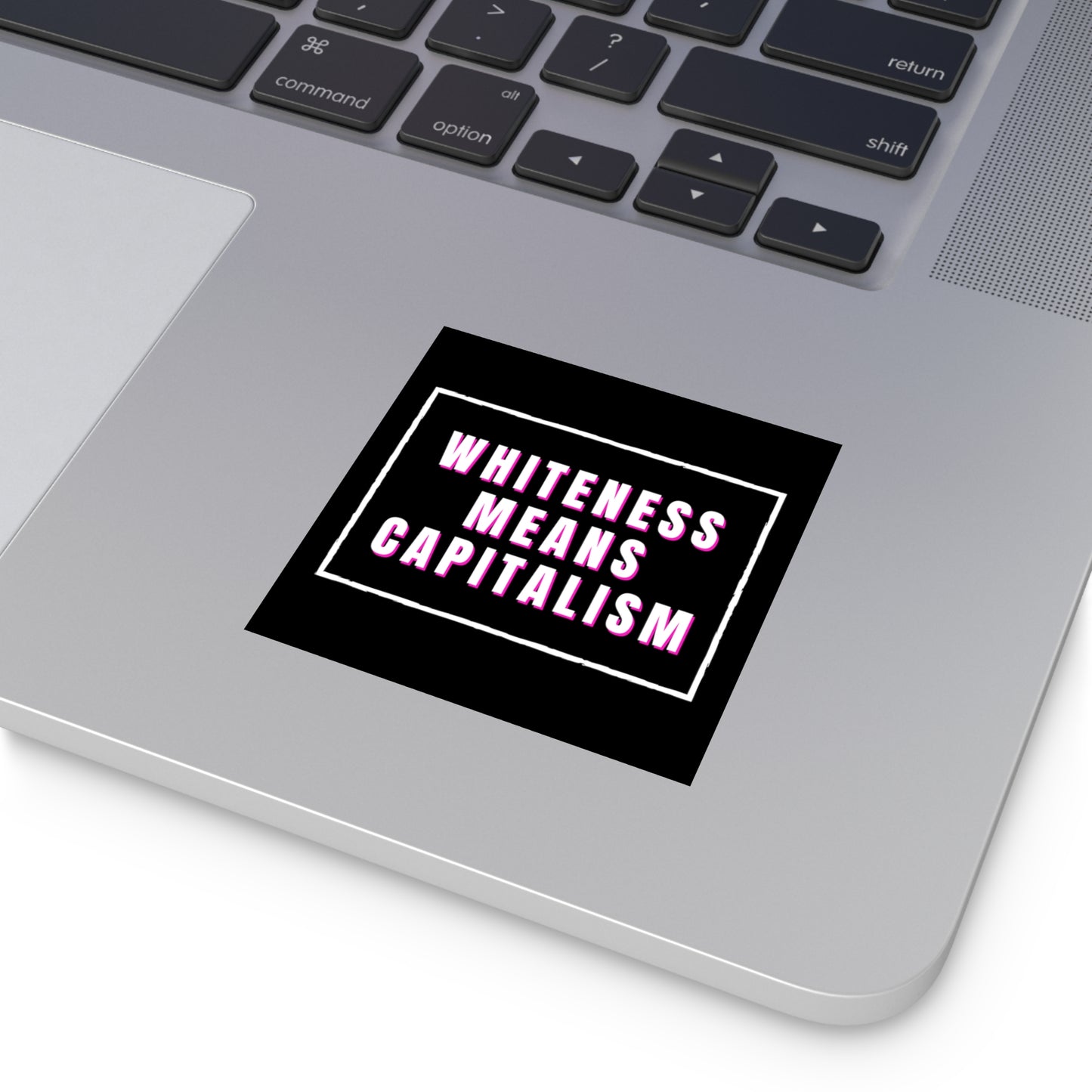 Whiteness is Capitalism Square Stickers, Indoor\Outdoor