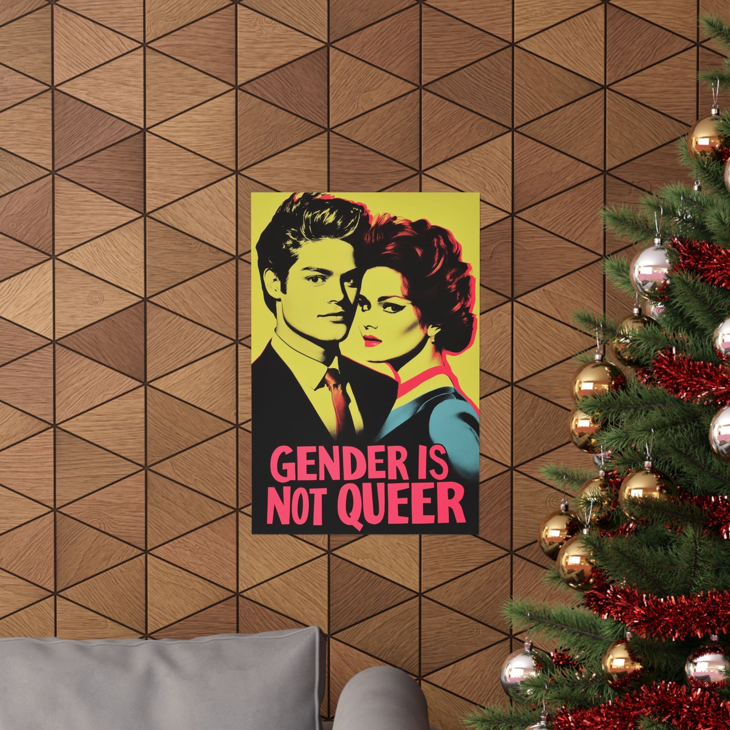 Gender is Not Queer Matte Vertical Posters