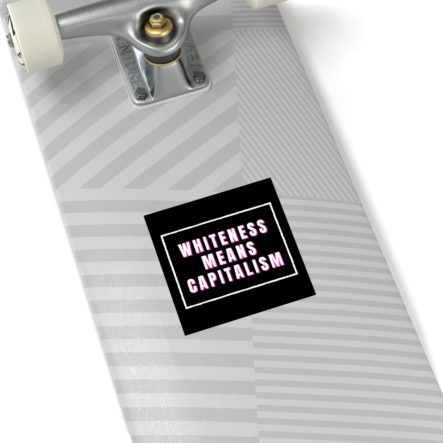 Whiteness is Capitalism Square Stickers, Indoor\Outdoor