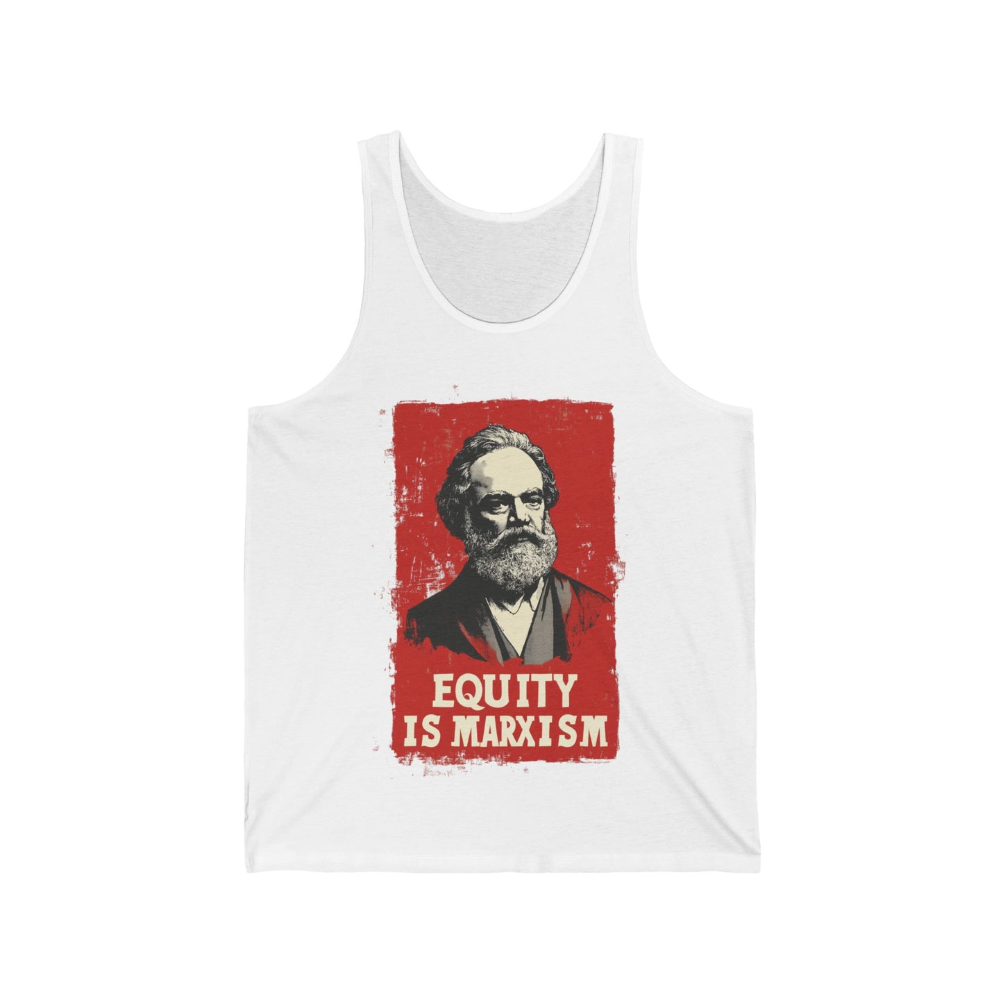 Equity Is Marxism Unisex Jersey Tank