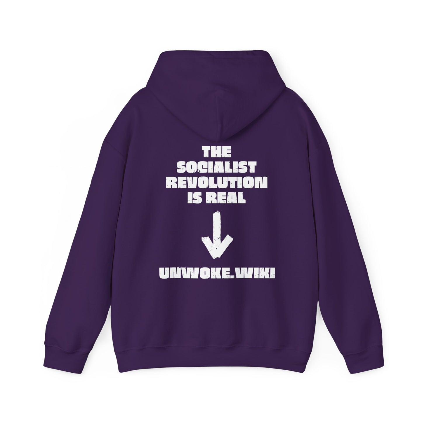 LIMITED EDITION: Unwoke Wiki February 2024 Unisex Heavy Blend™ Hooded Sweatshirt