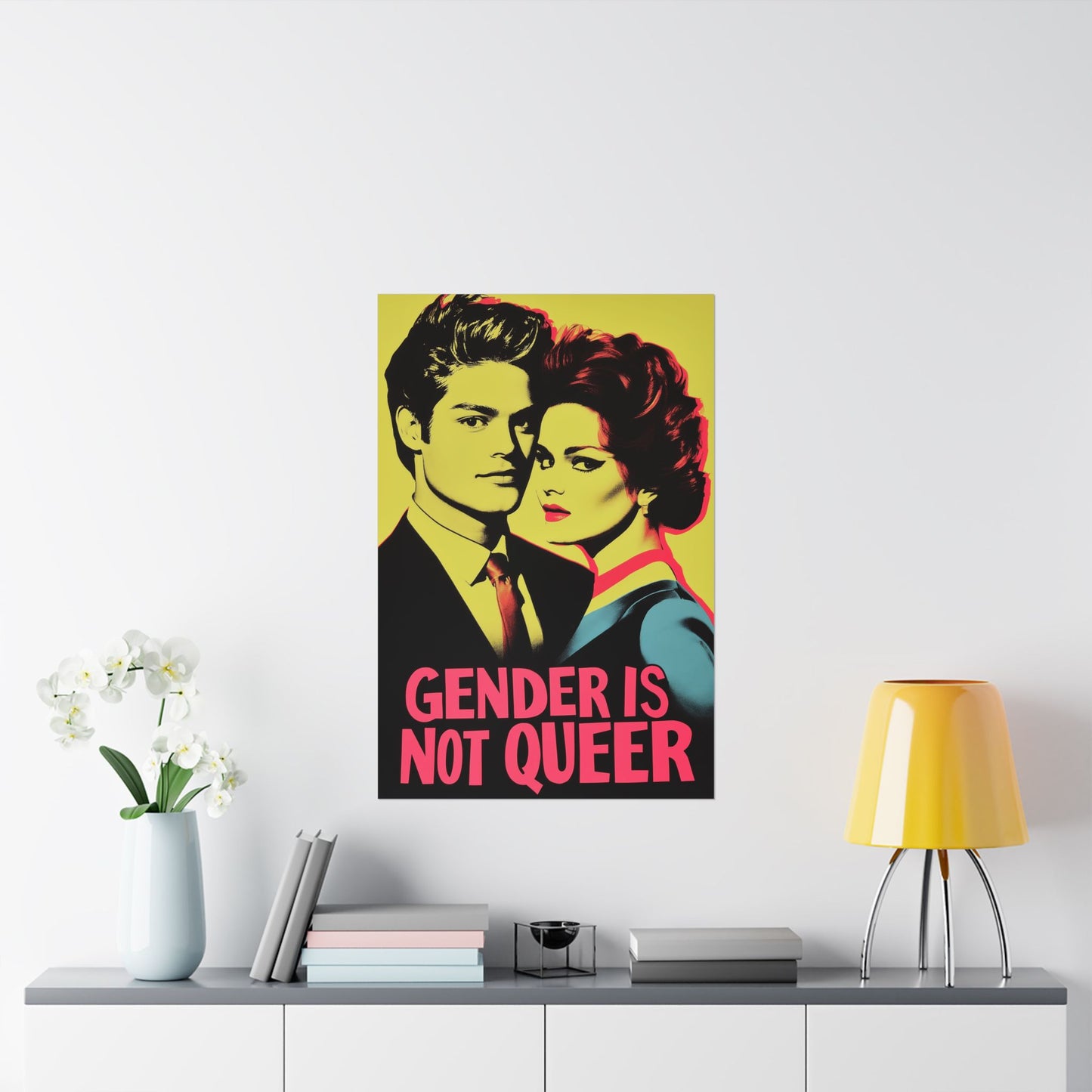 Gender is Not Queer Matte Vertical Posters