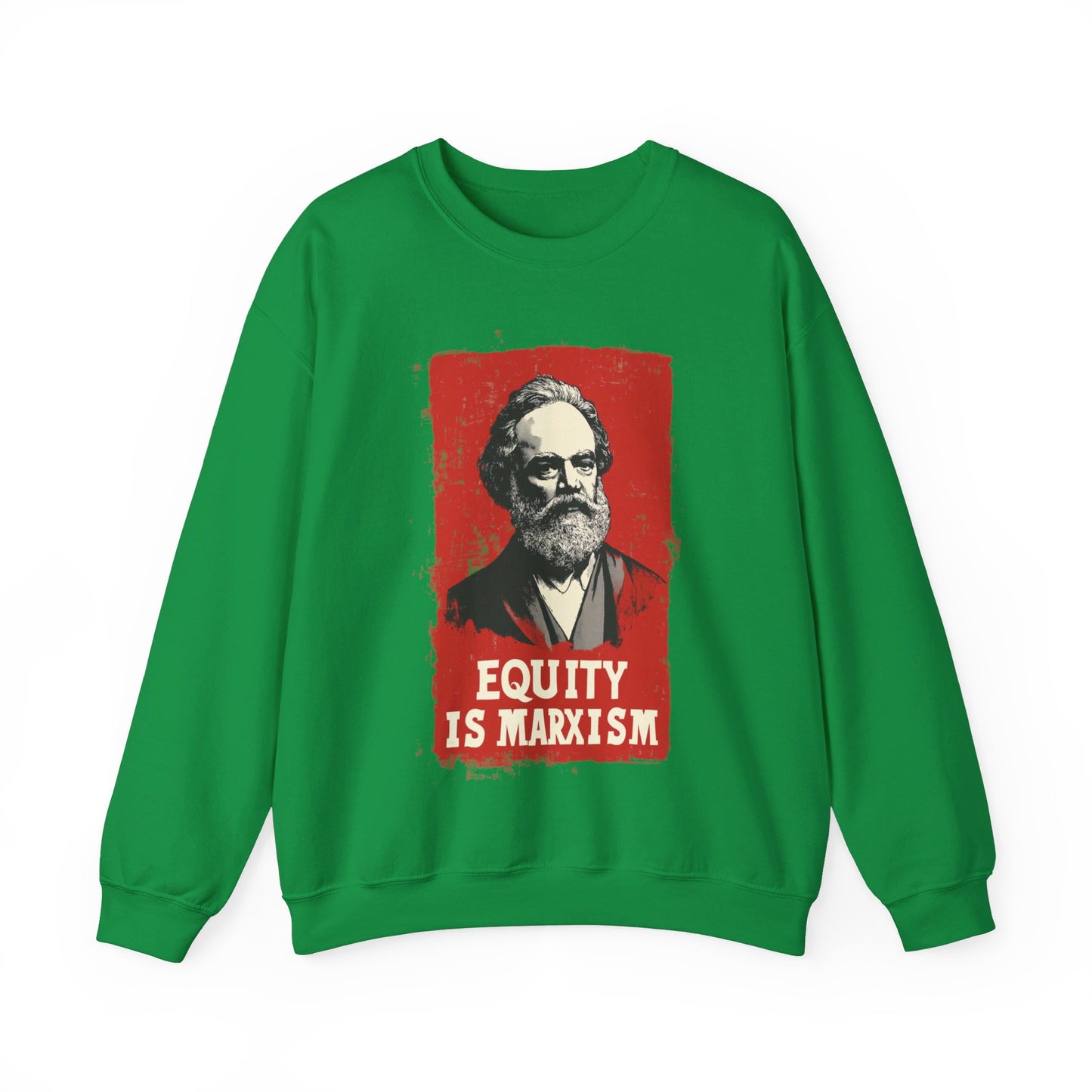 Equity Is Marxism Unisex Heavy Blend™ Crewneck Sweatshirt