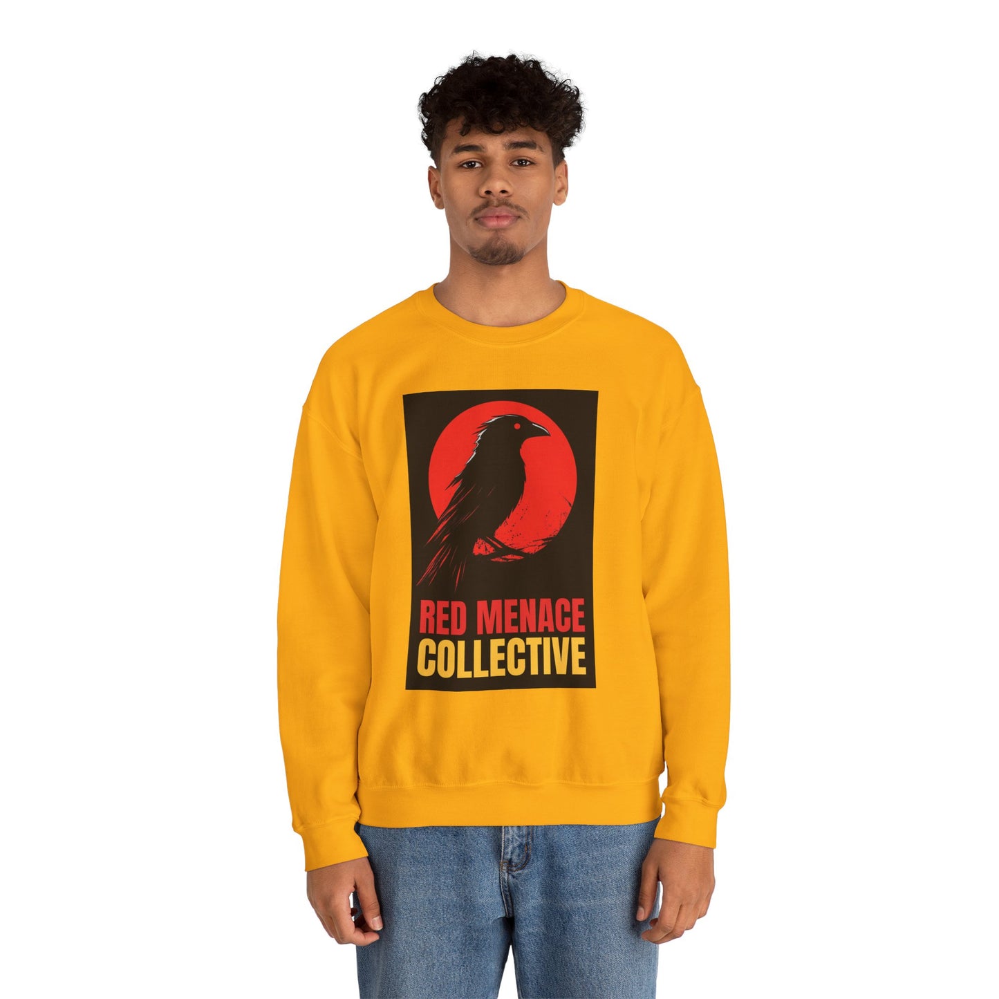 Red Menace Collective - Crow Unisex Heavy Blend™ Crewneck Sweatshirt