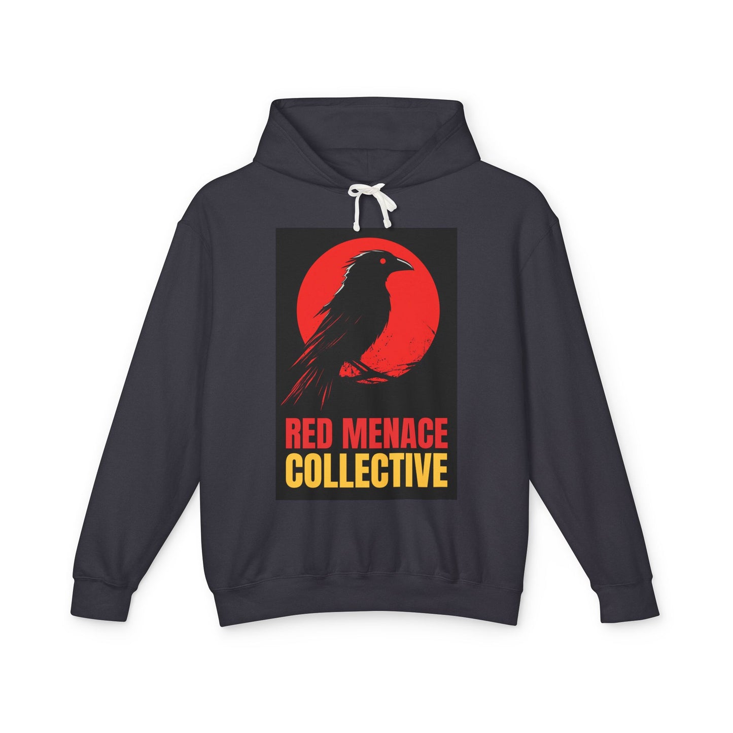 Red Menace Collective - Crow Unisex Lightweight Hooded Sweatshirt