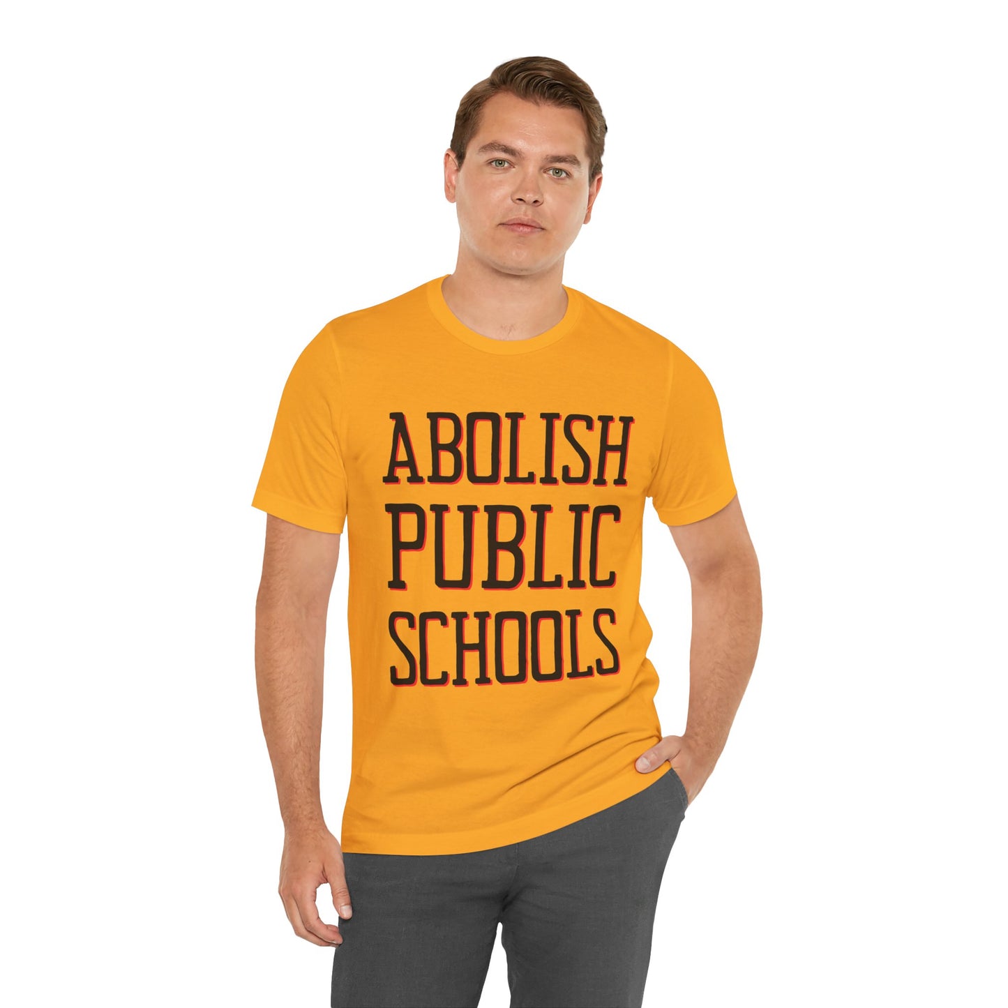 LIMITED EDITION: Abolish Public Schools Unisex Jersey Short Sleeve Tee