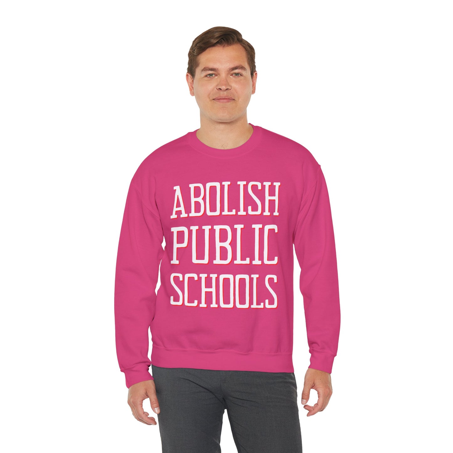 LIMITED EDITION: Abolish Public Schools Unisex Heavy Blend™ Crewneck Sweatshirt