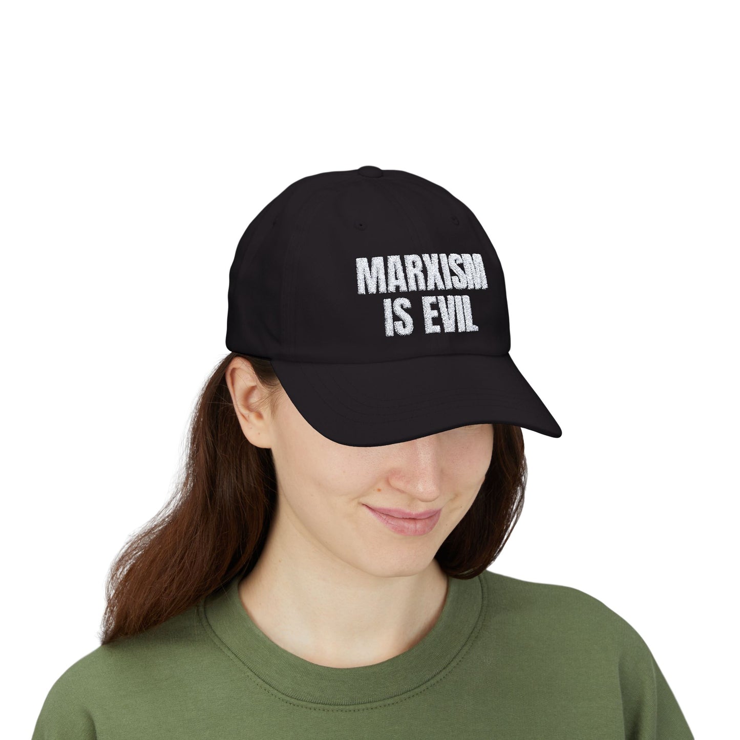 Marxism Is Evil (White) Classic Dad Cap