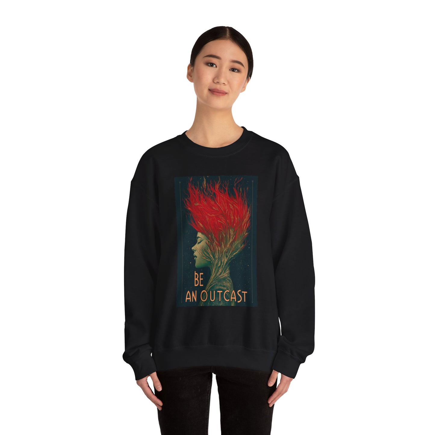 Be An Outcast Unisex Heavy Blend™ Crewneck Sweatshirt